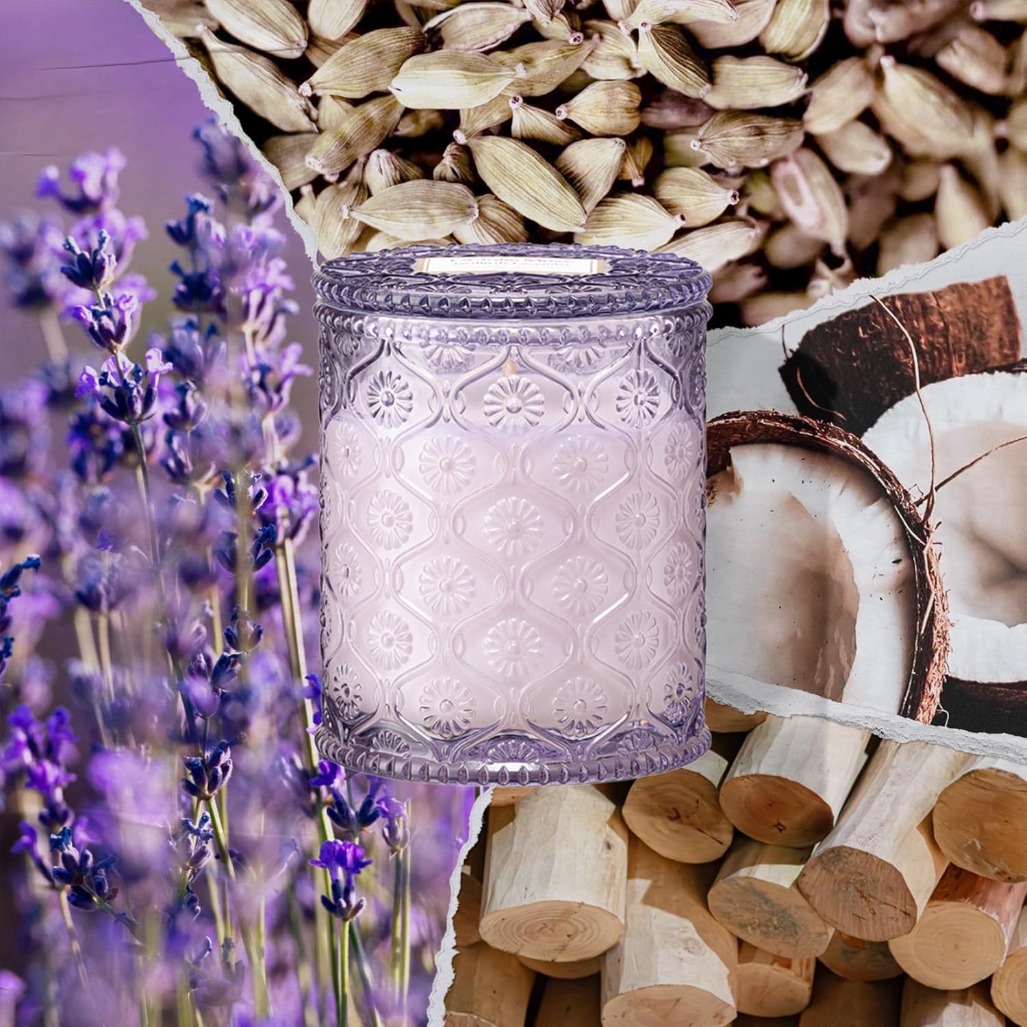 LA JOLIE MUSE Lavender Lilac Scented Candle