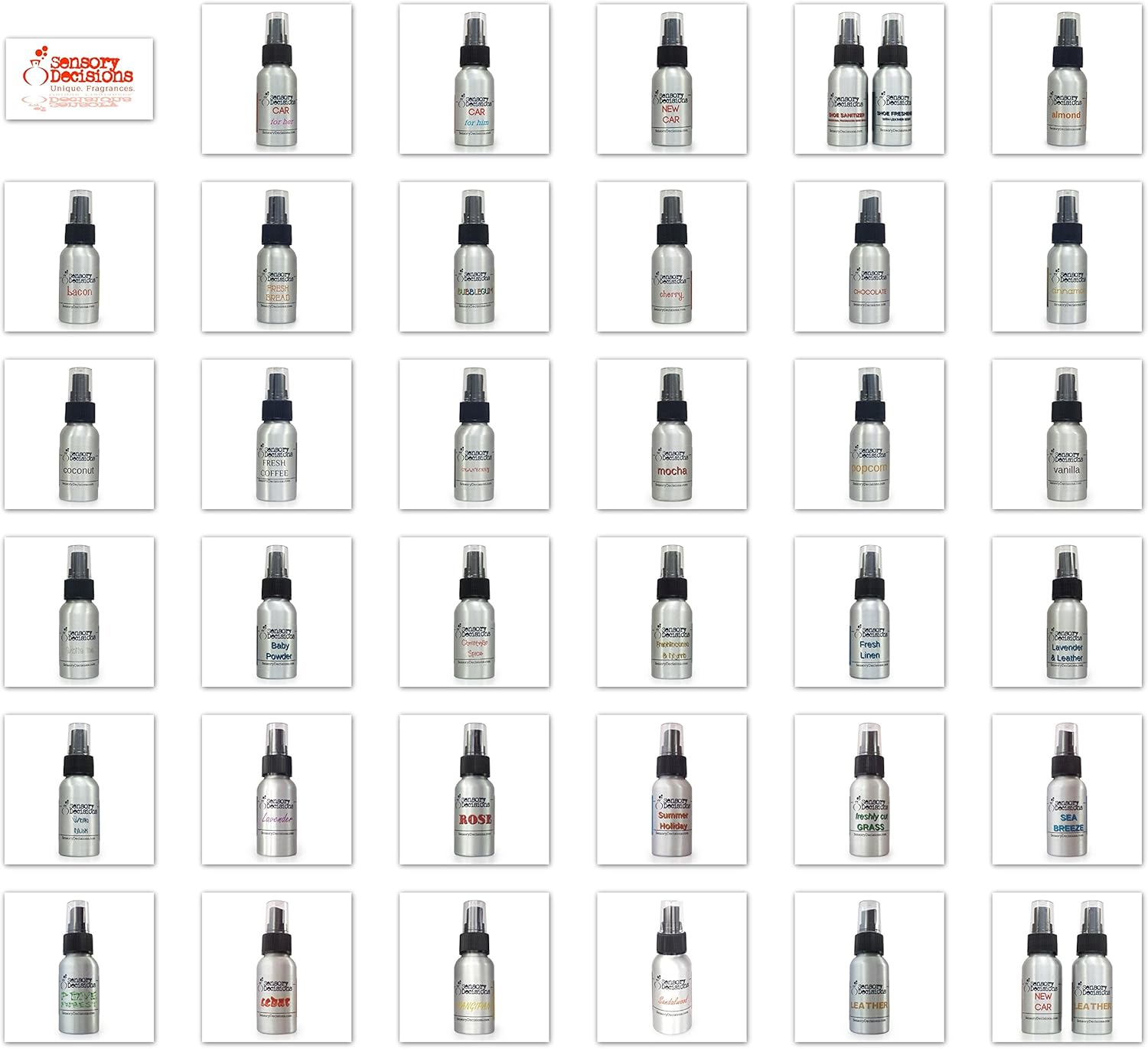 Cedar Fragrance Room Spray by Sensory Decisions 3 Bottles