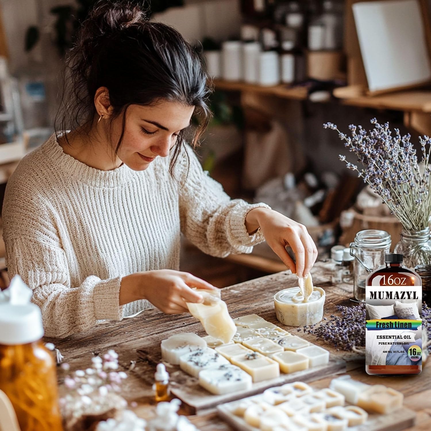 Fresh Linen Essential Oil 16 Fl Oz for Diffuser and Crafting