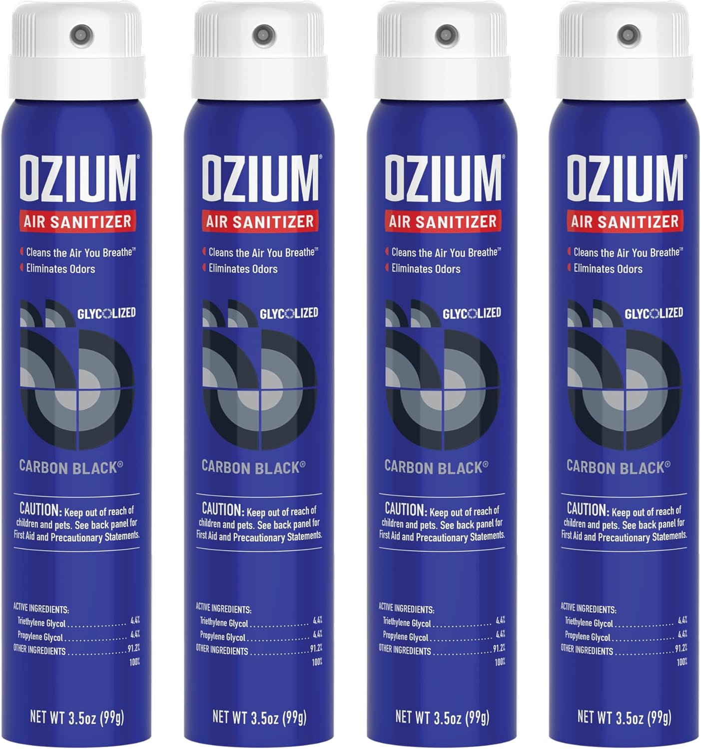 Ozium 35 Oz Air Sanitizer Odor Eliminator 4 Pack