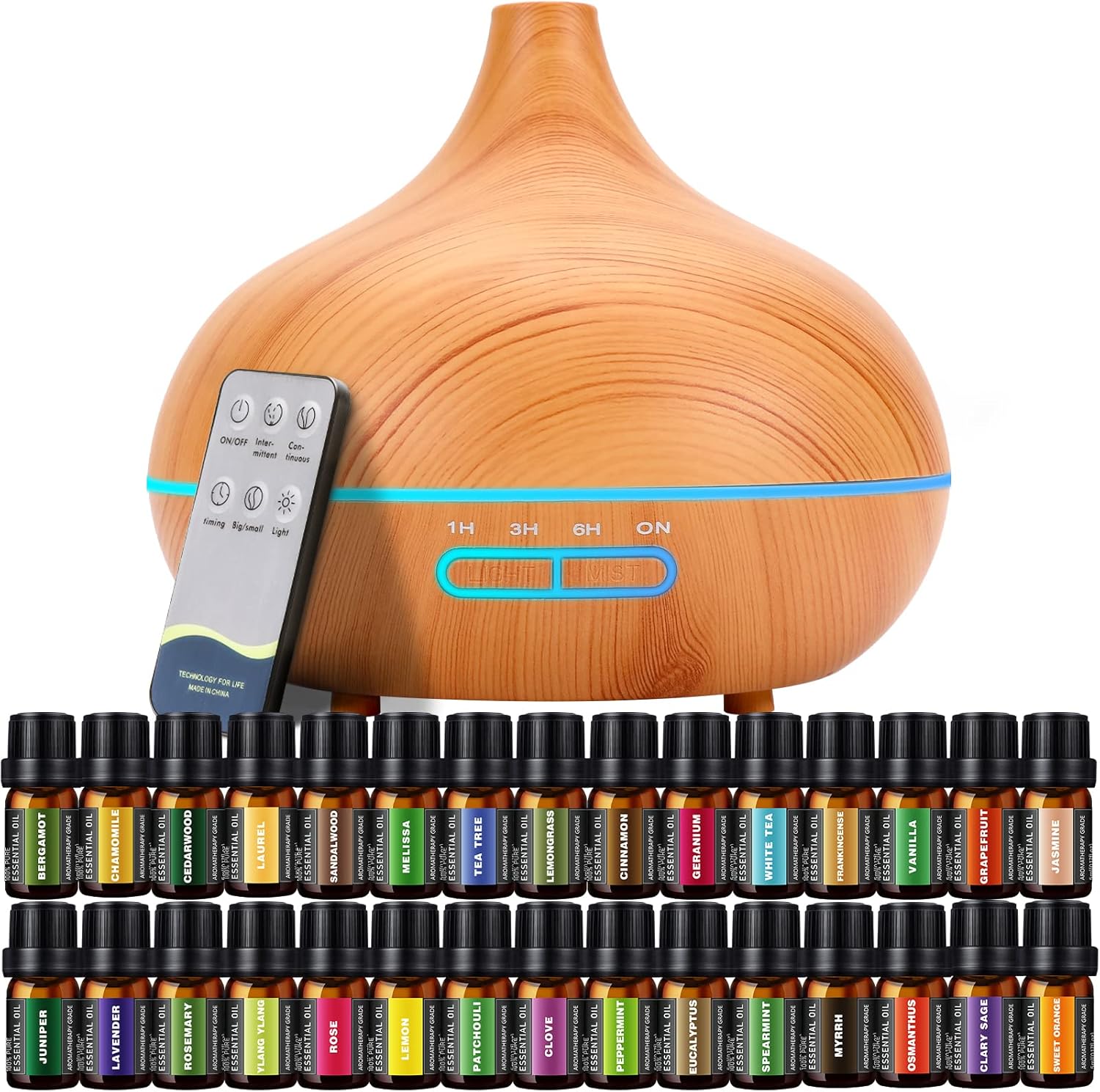 550 ML Aromatherapy Diffuser with Remote Control