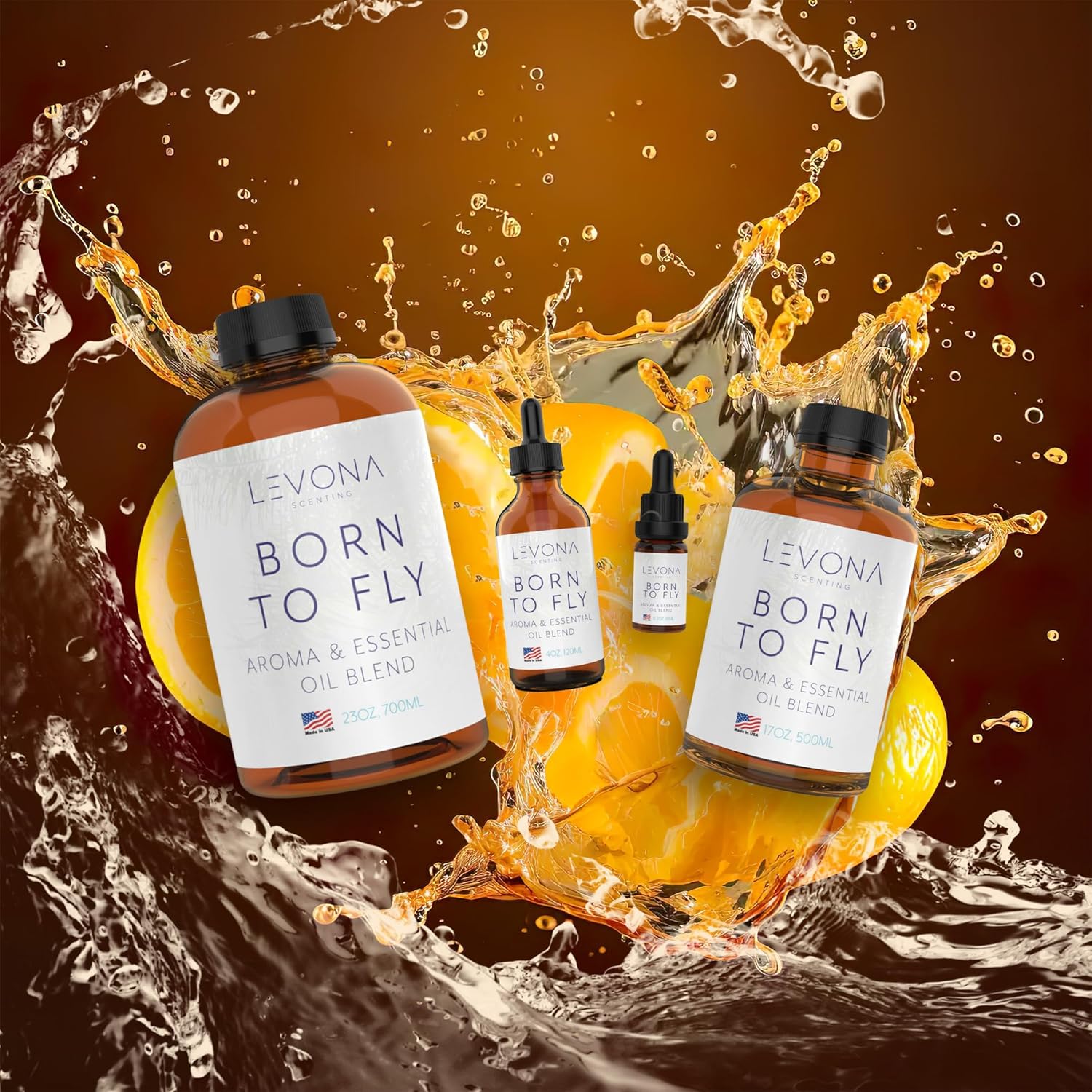 LEVONA Scent Essential Oil for Diffuser - 500 Ml Born to Fly
