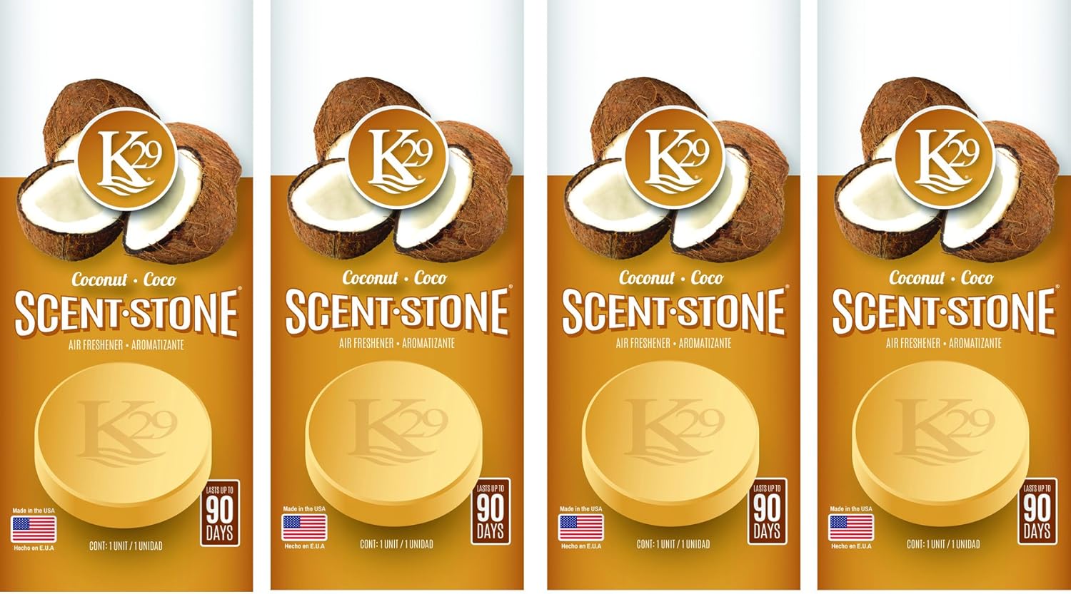 Coconut Stone Air Freshener Pack of 4
