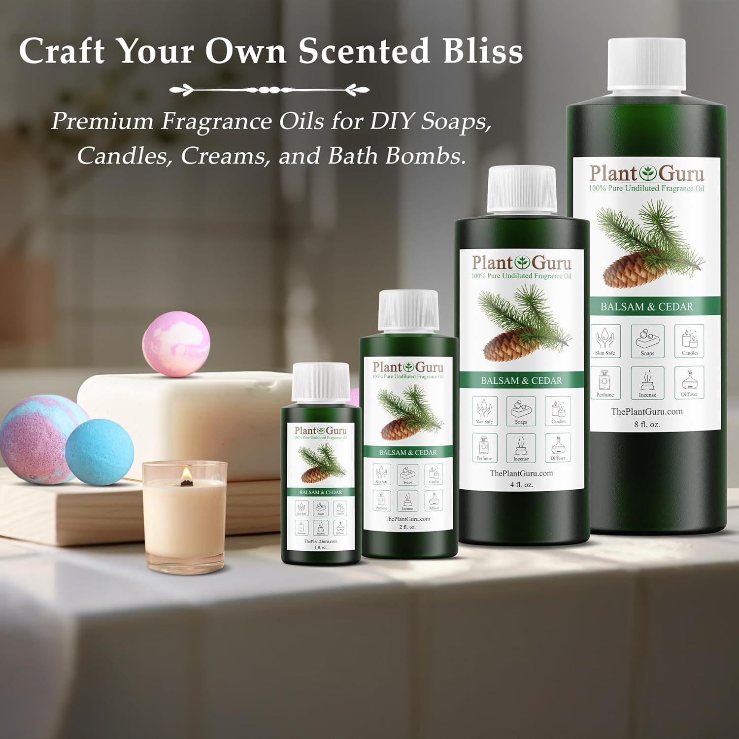 Balsam and Cedar Fragrance Oil 8 Fl Oz
