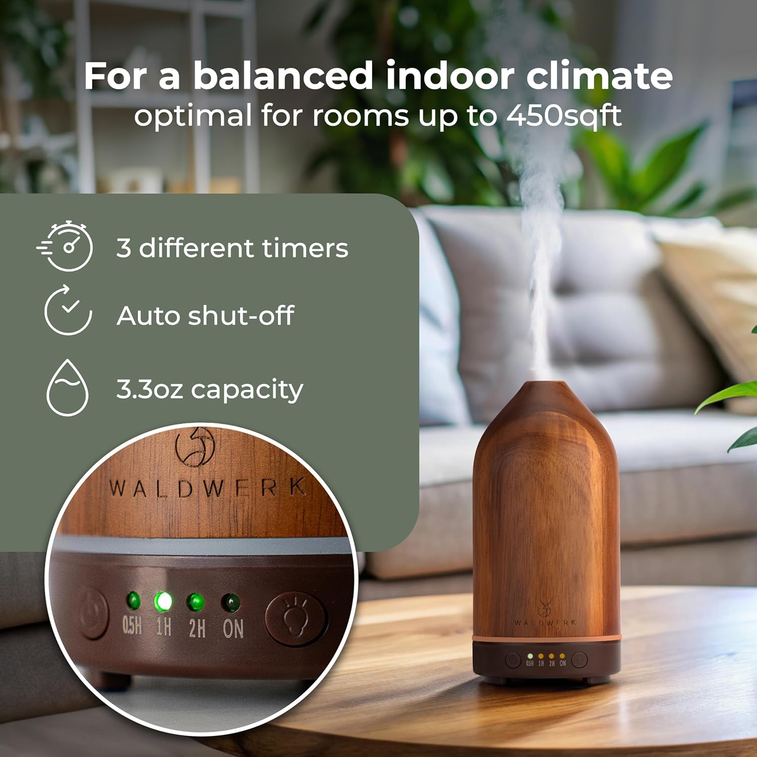 Waldwerk Diffuser 100ml Premium Acacia Wood