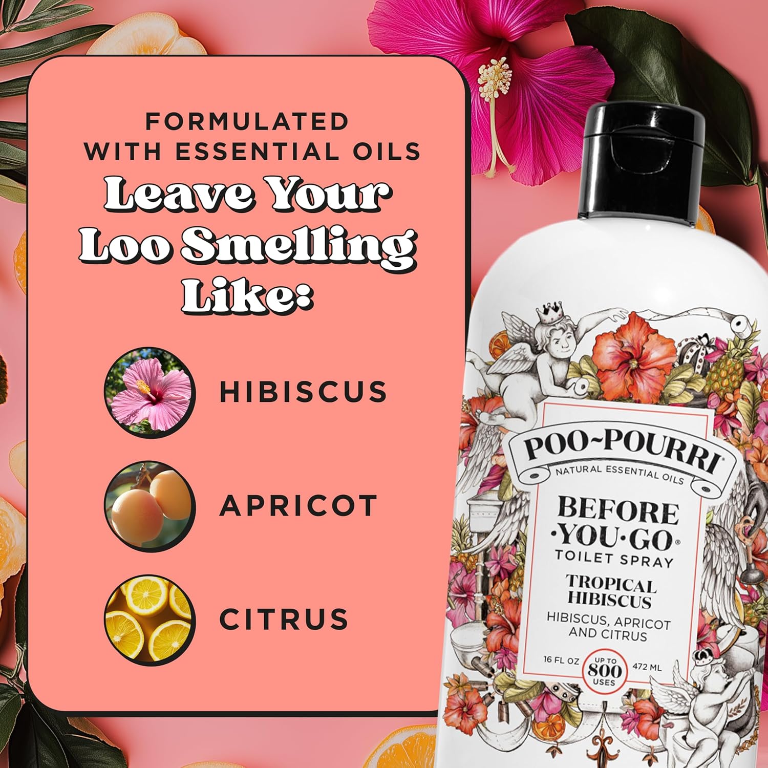 Poo-Pourri Before-You-Go Toilet Spray 16 Fl Oz