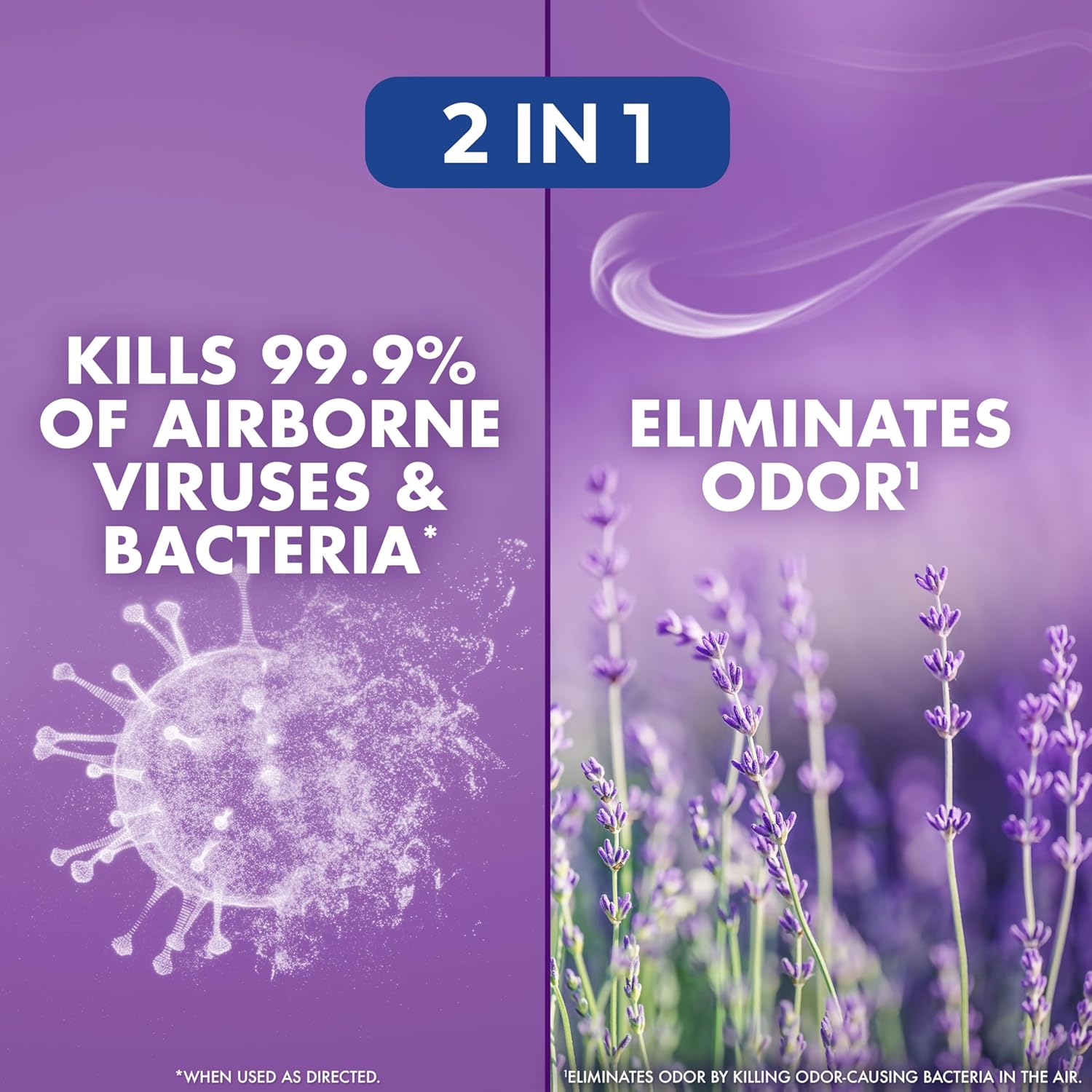 Lysol Air Sanitizer Spray with Lavender Sky Scent 10 oz Pack of 3