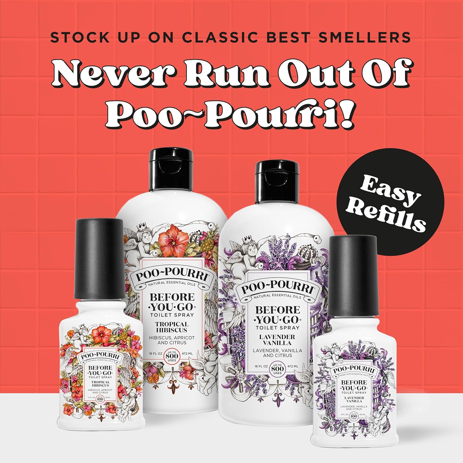 Poo-Pourri Before-You-Go Toilet Spray 16 Fl Oz