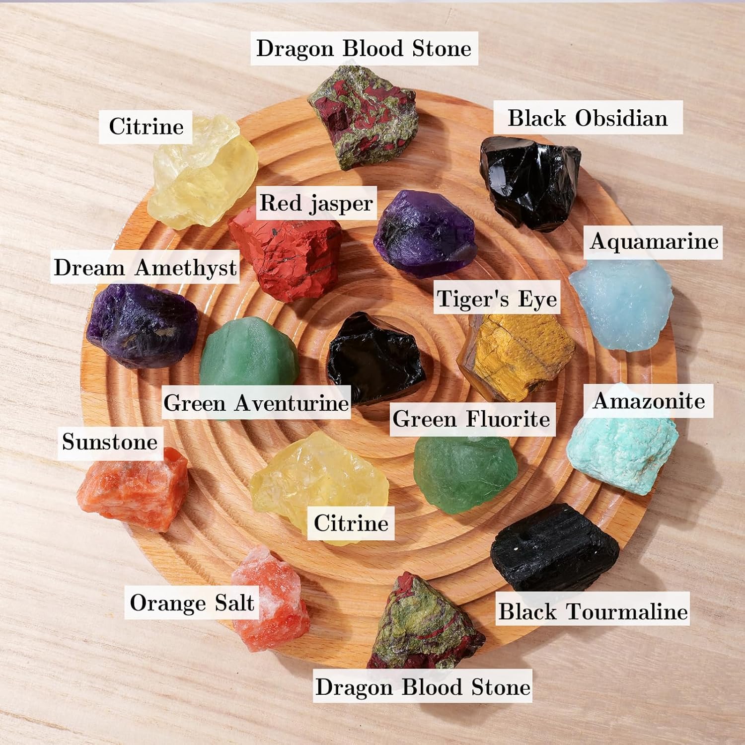 Apengshi Natural Dragon Blood Stone Crystals 2PCS for Meditation and Chakra Healing
