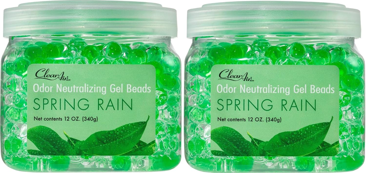 Clear Air Odor Eliminator Gel Beads 12 oz Pack of 2