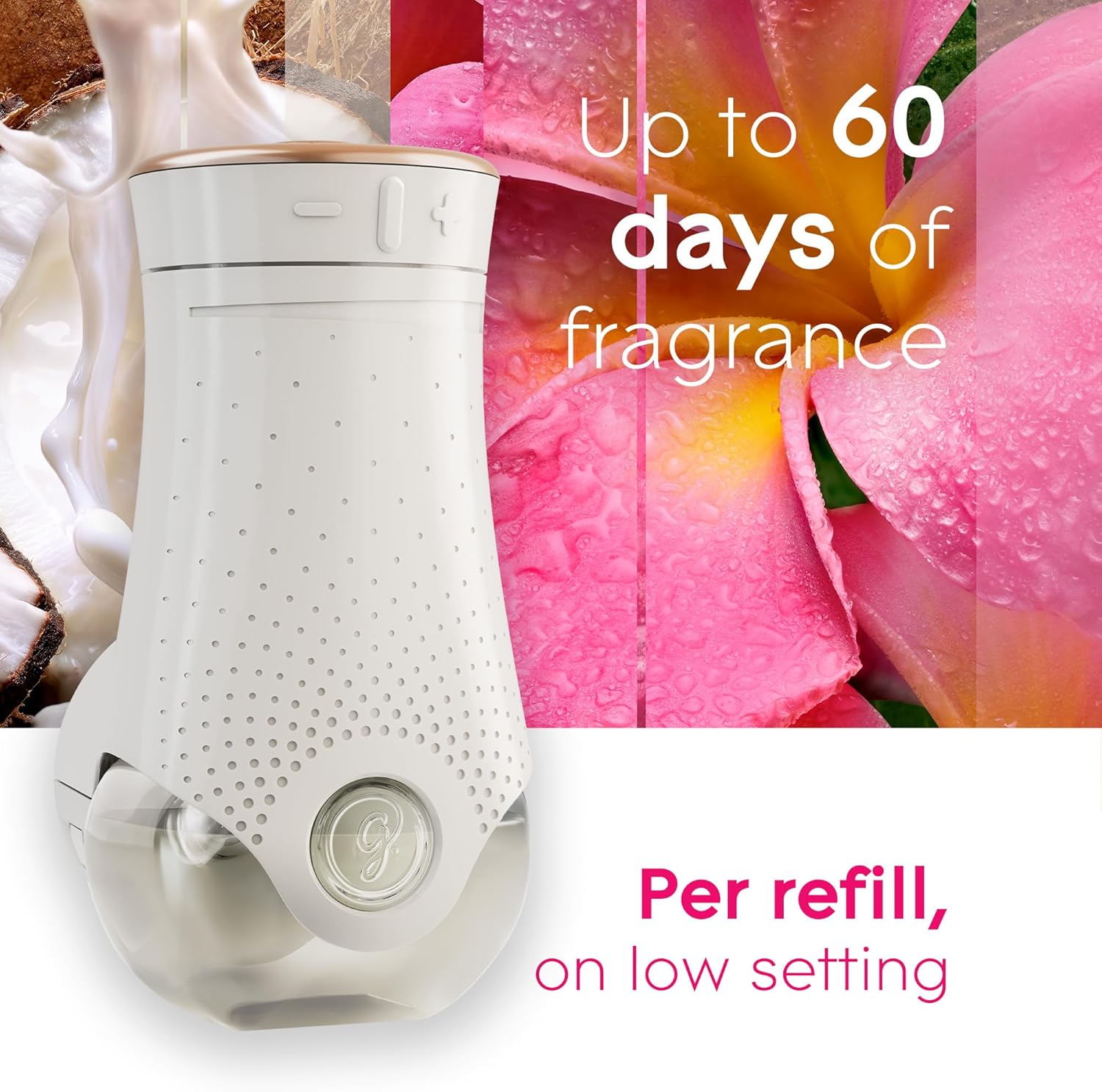 Glade PlugIns Refills Air Freshener Exotic Tropical Blossoms 335 Fl Oz 5 Count
