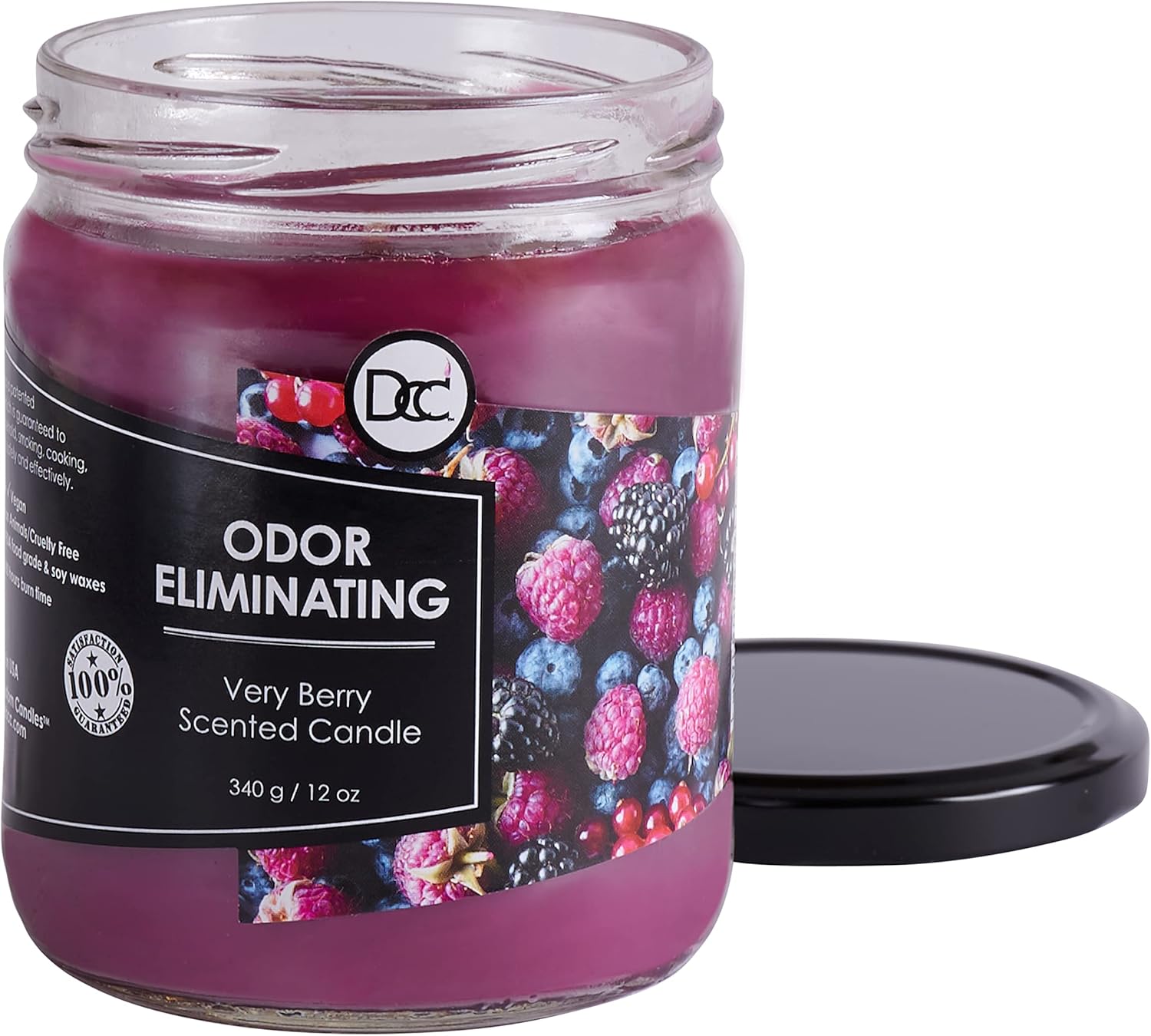 Very Berry Odor Eliminating Candle - 80 Hour Burn Time