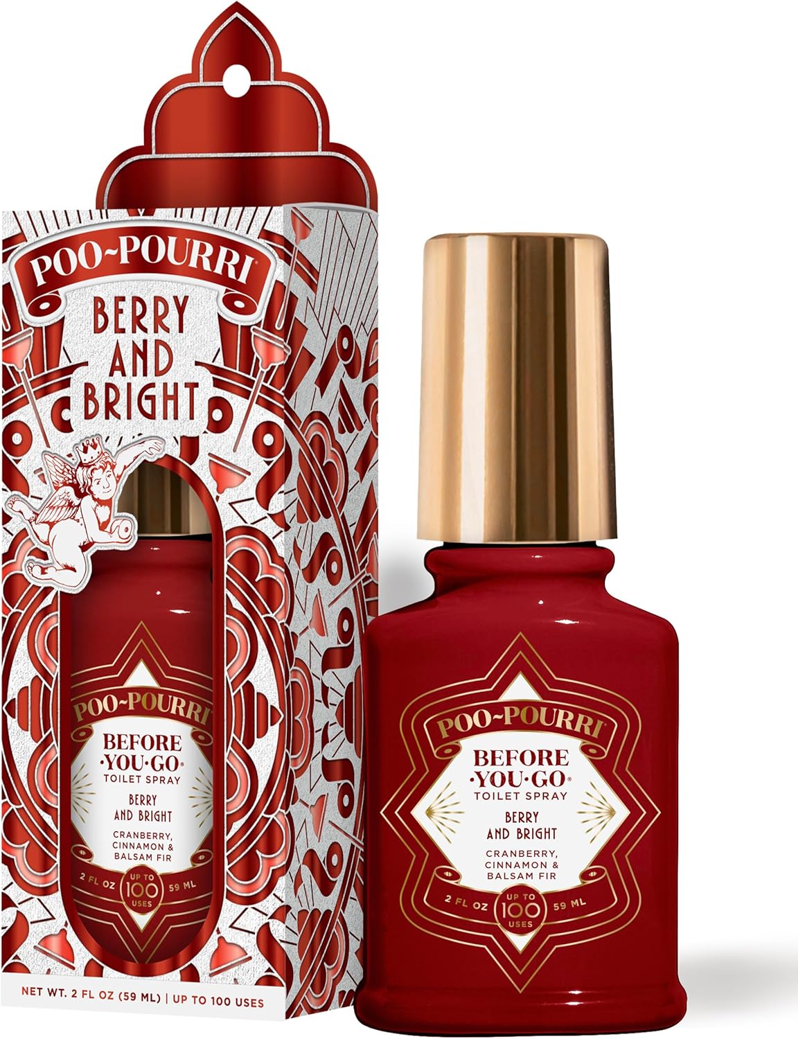 Poo-Pourri Before-You-Go Holiday Toilet Spray 2 Fl Oz 1