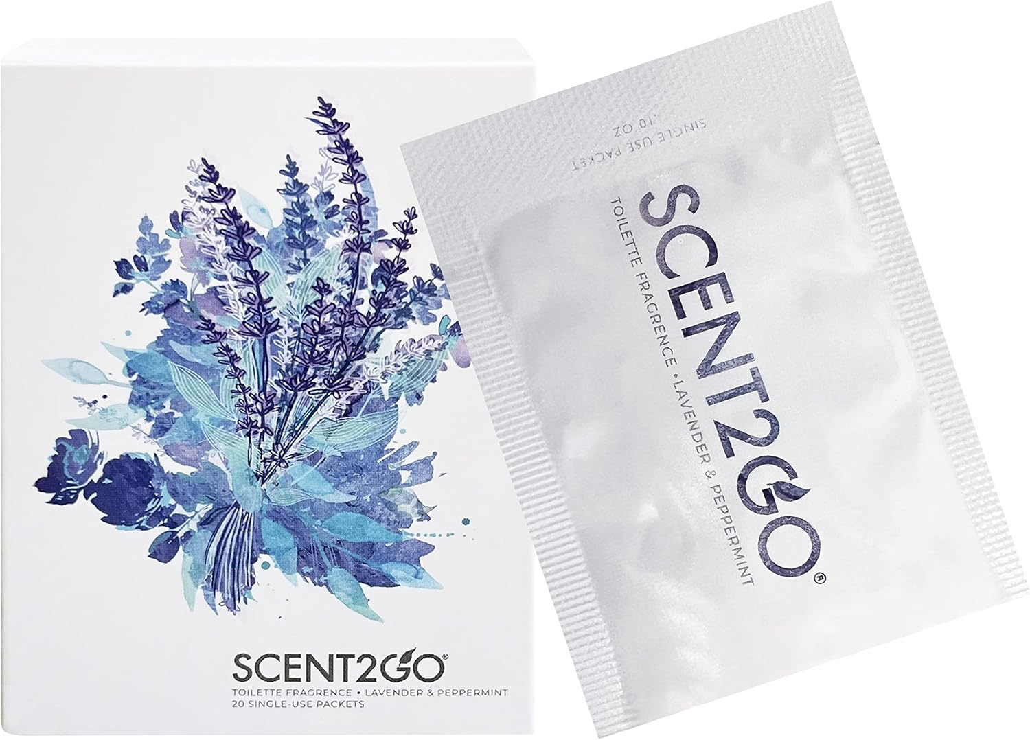 Scent2Go Toilet Fragrance Powder - 20 Packets