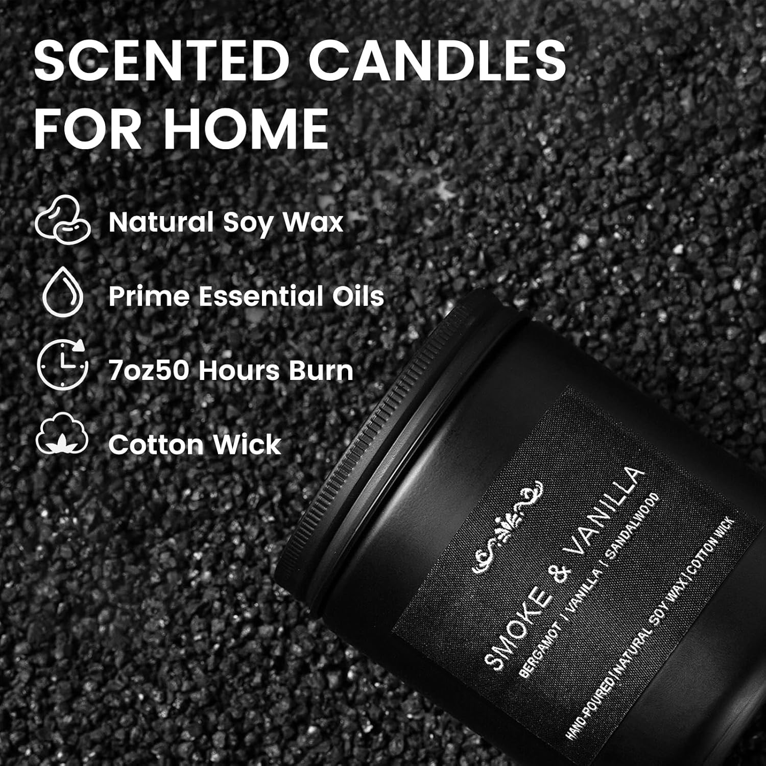 Inayou Men Scented Candles 6 Pack Aromatherapy Gift