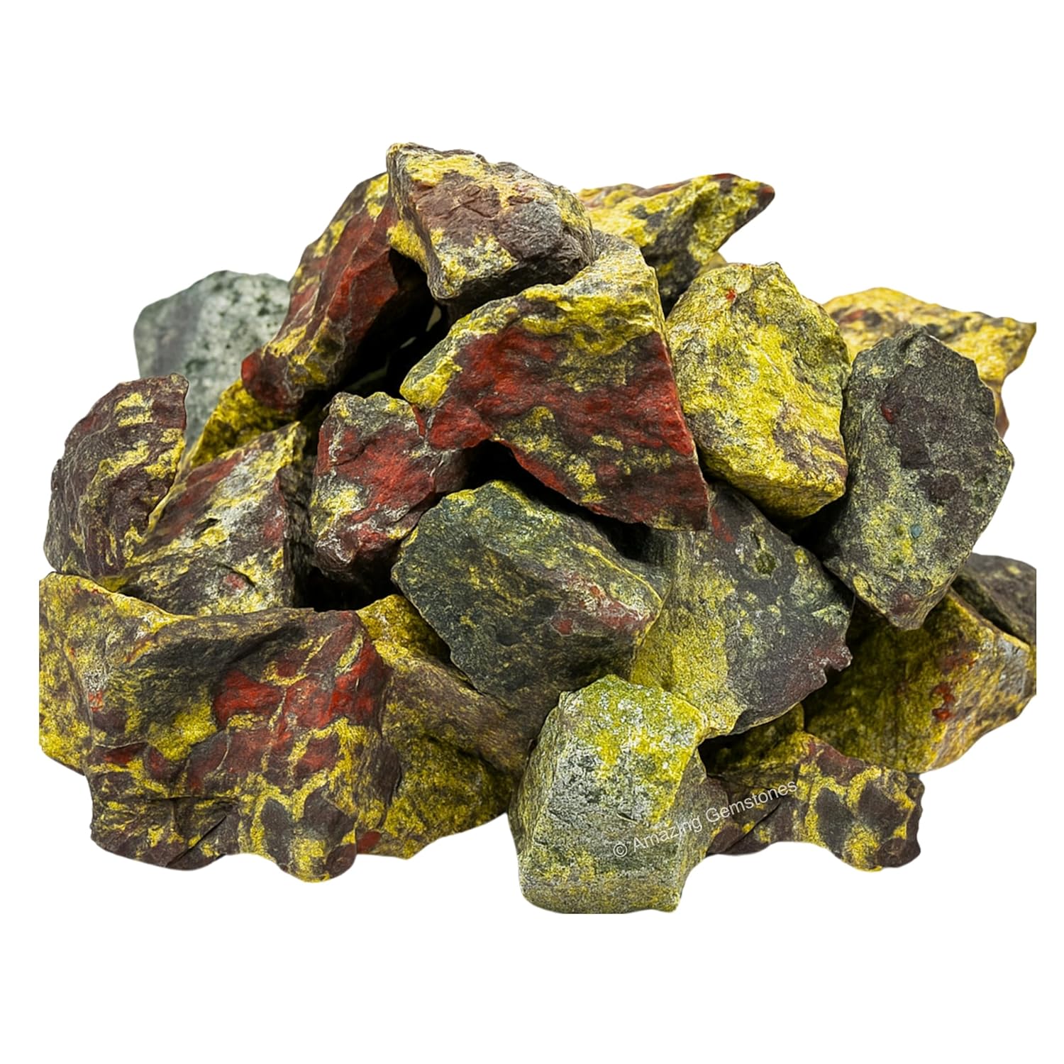 Amazing Gemstone Dragon Bloodstone Raw Crystal Healing Stone