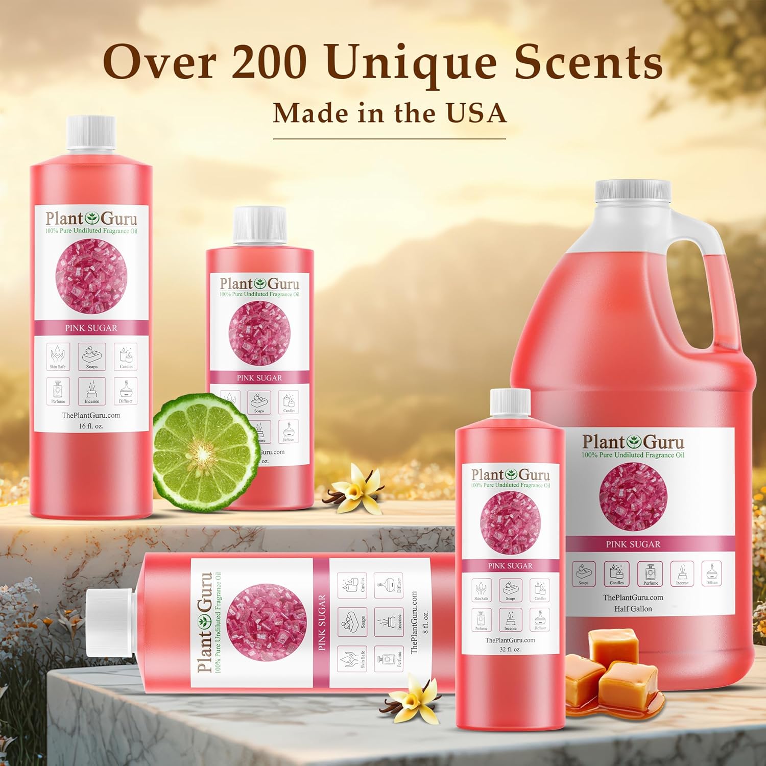 Pink Sugar Fragrance Oil 4 fl oz for DIY Projects