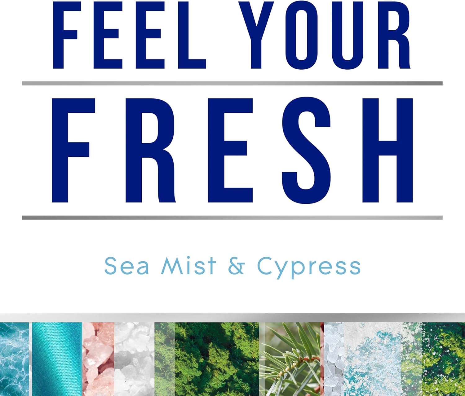 Glade 3 Wick Scented Candle Jar Sea Mist Cypress 3 Count
