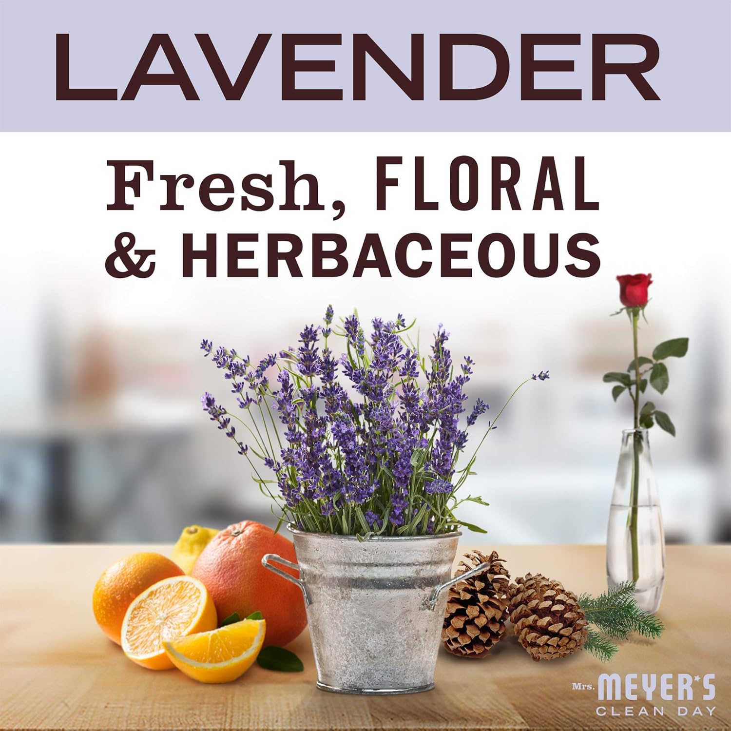 Mrs Meyers Clean Day Lavender Soy Candle Pack of 2