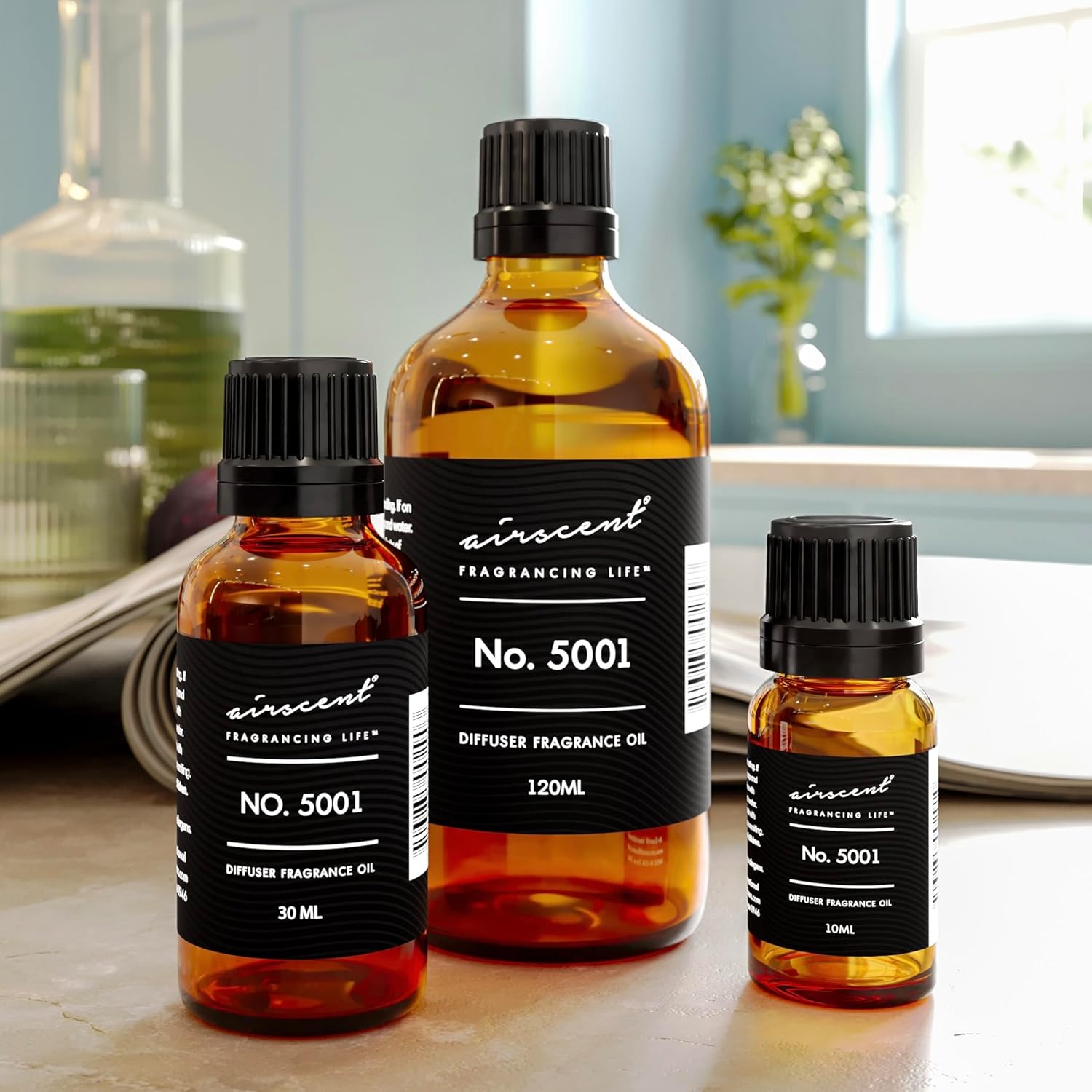 AirScent Baccarat Rouge Diffuser Oil - 120 mL Premium Fragrance