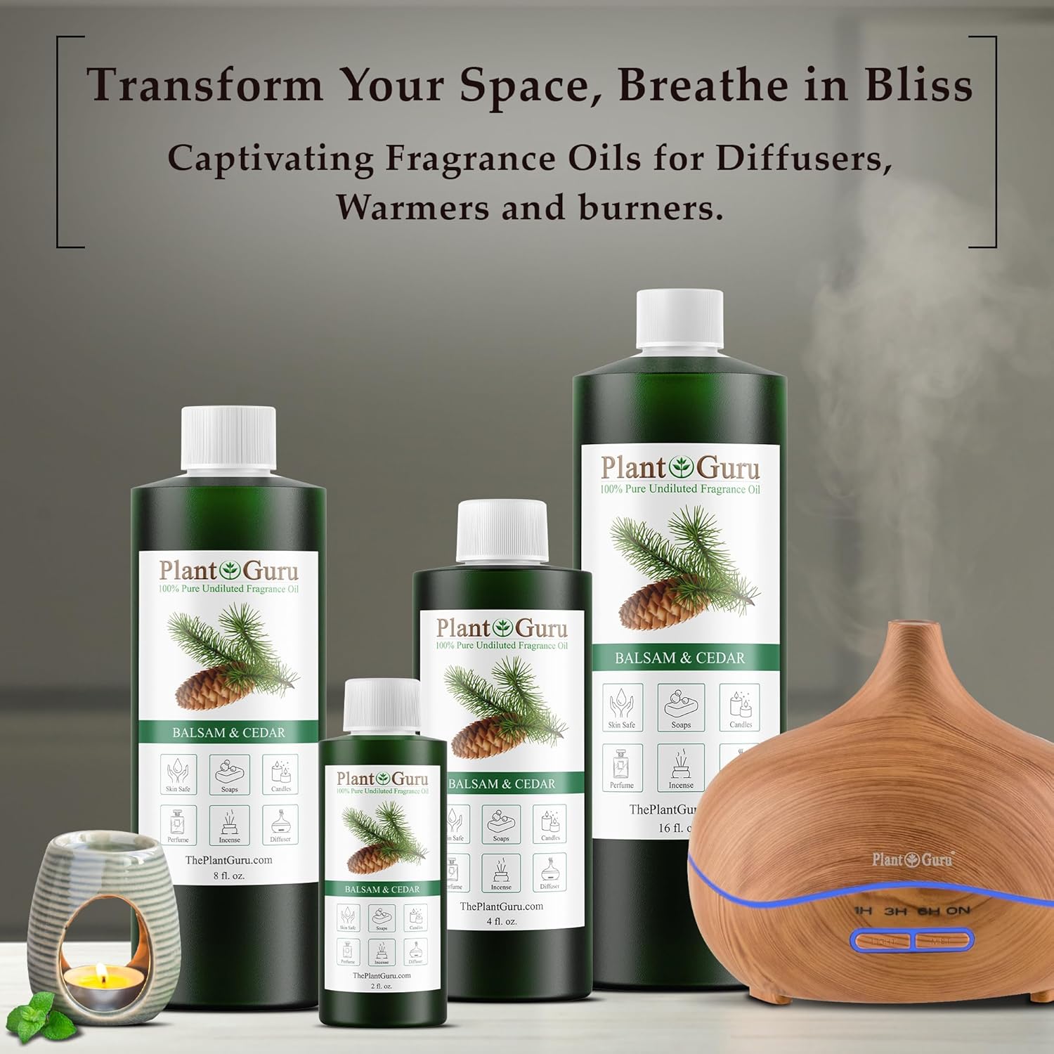 Balsam and Cedar Fragrance Oil 8 Fl Oz