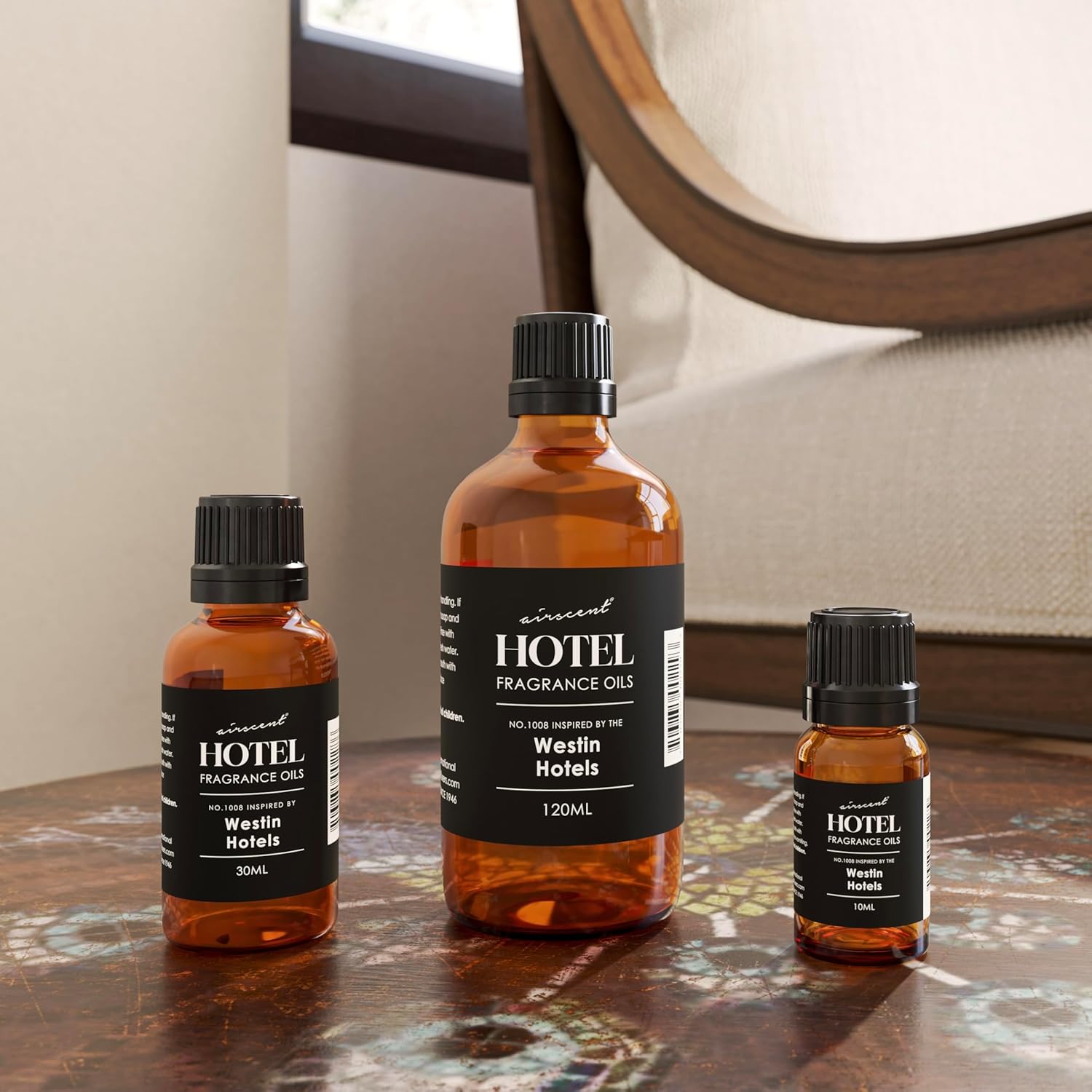 Air-Scent Hotel Diffuser Oil - 30 mL Glass Dropper Bottle