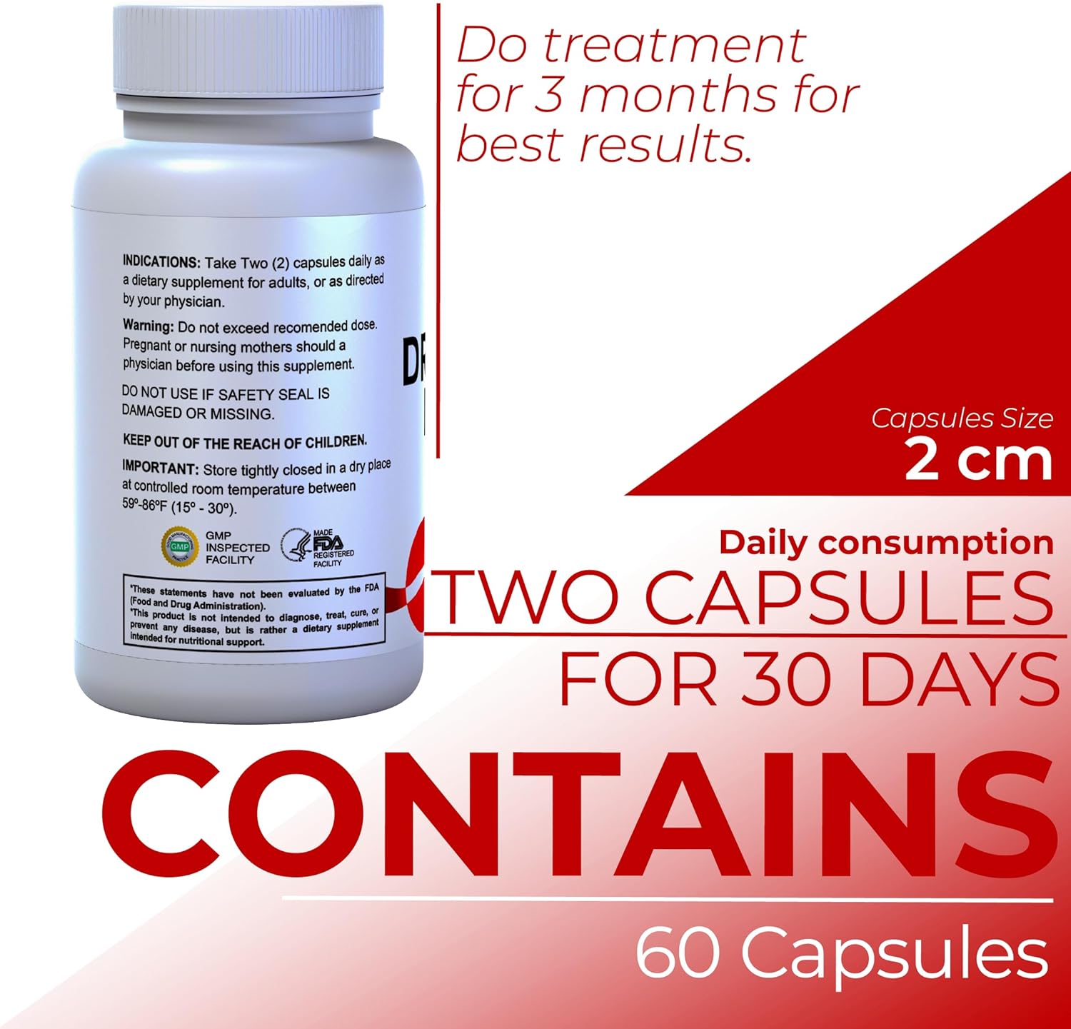Dragons Blood Capsules 1000 Mg 60 Count for Digestion Support