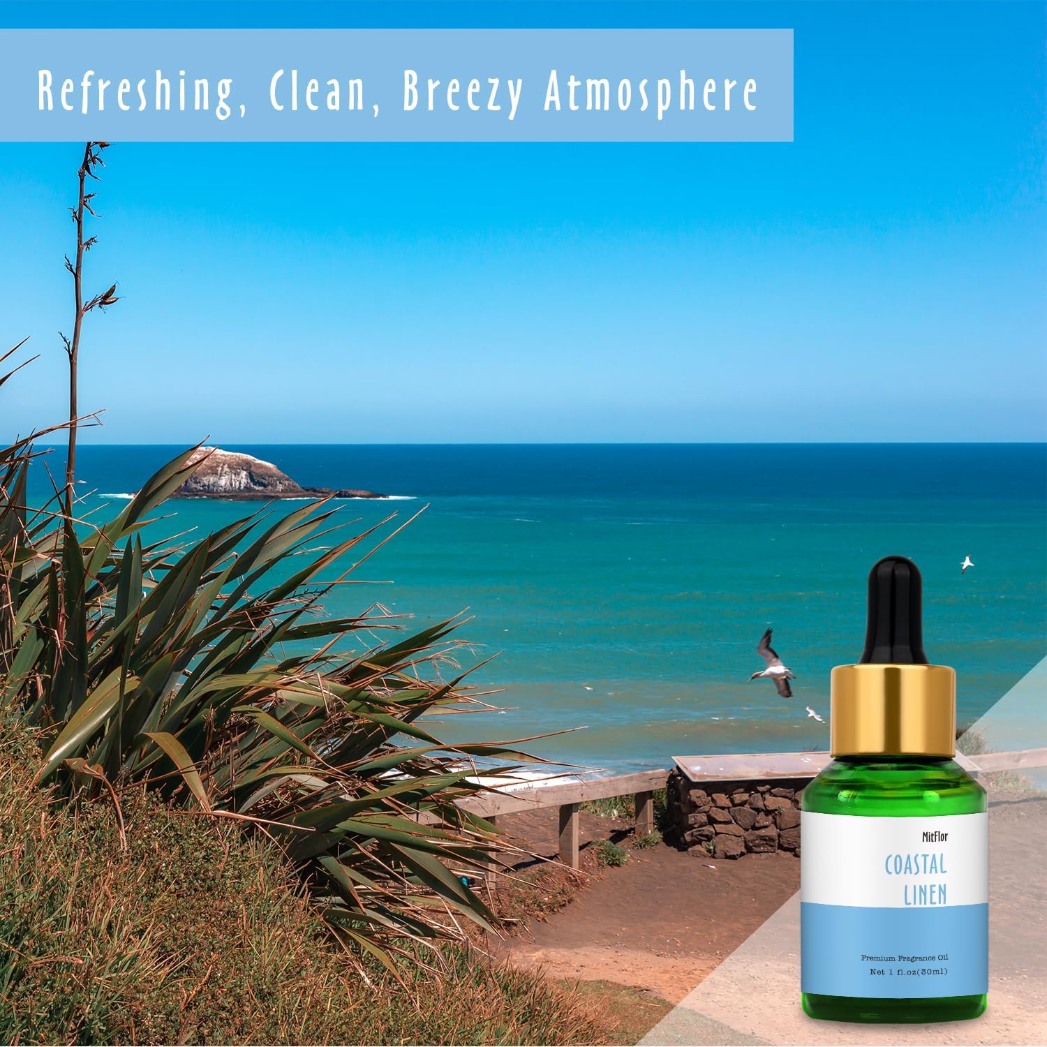 MitFlor Coastal Linen Fragrance Oil 30ml