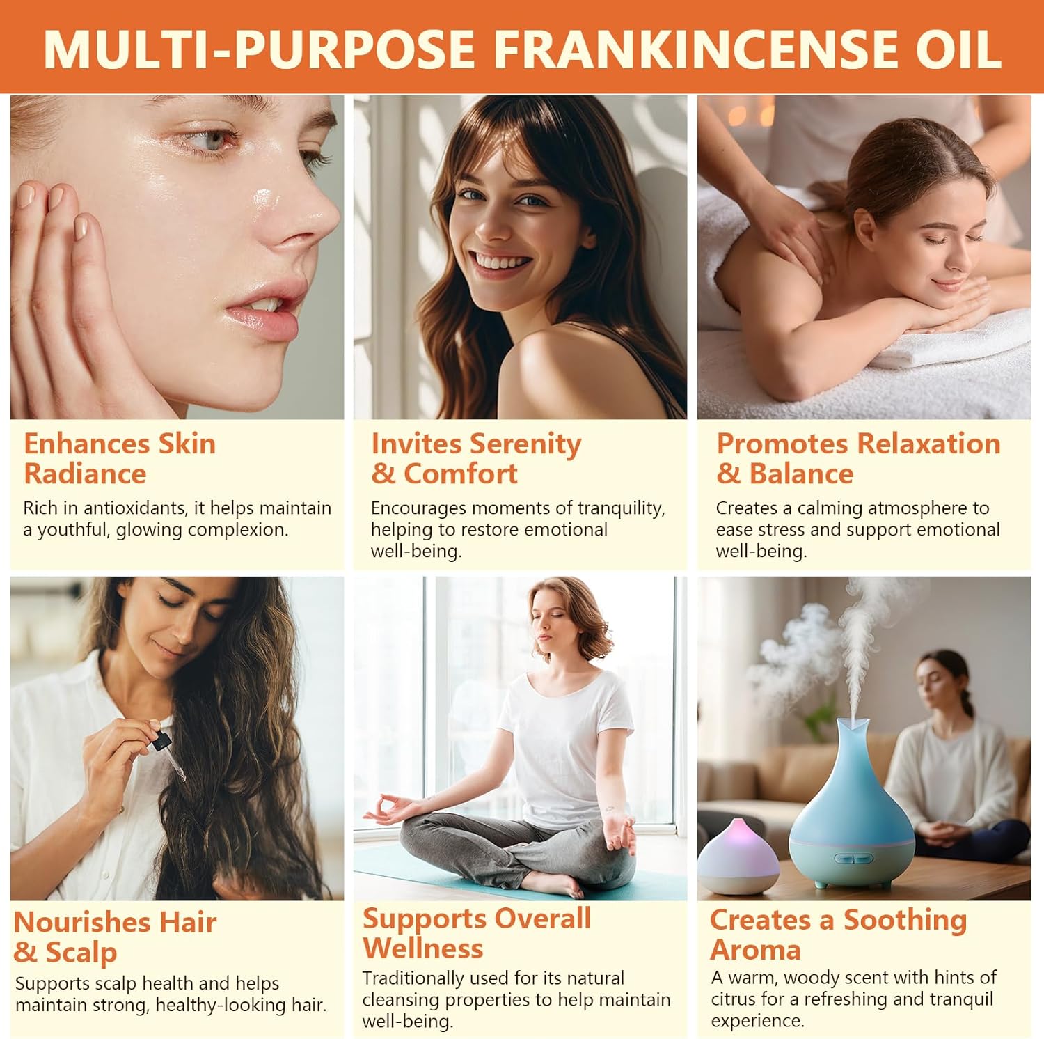 Frankincense Essential Oil 100 Pure Natural 202 FlOz