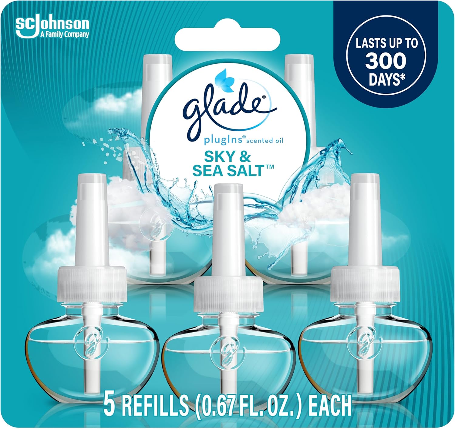 Glade Plug In Air Freshener Refill 335 Fl Oz 5 Count