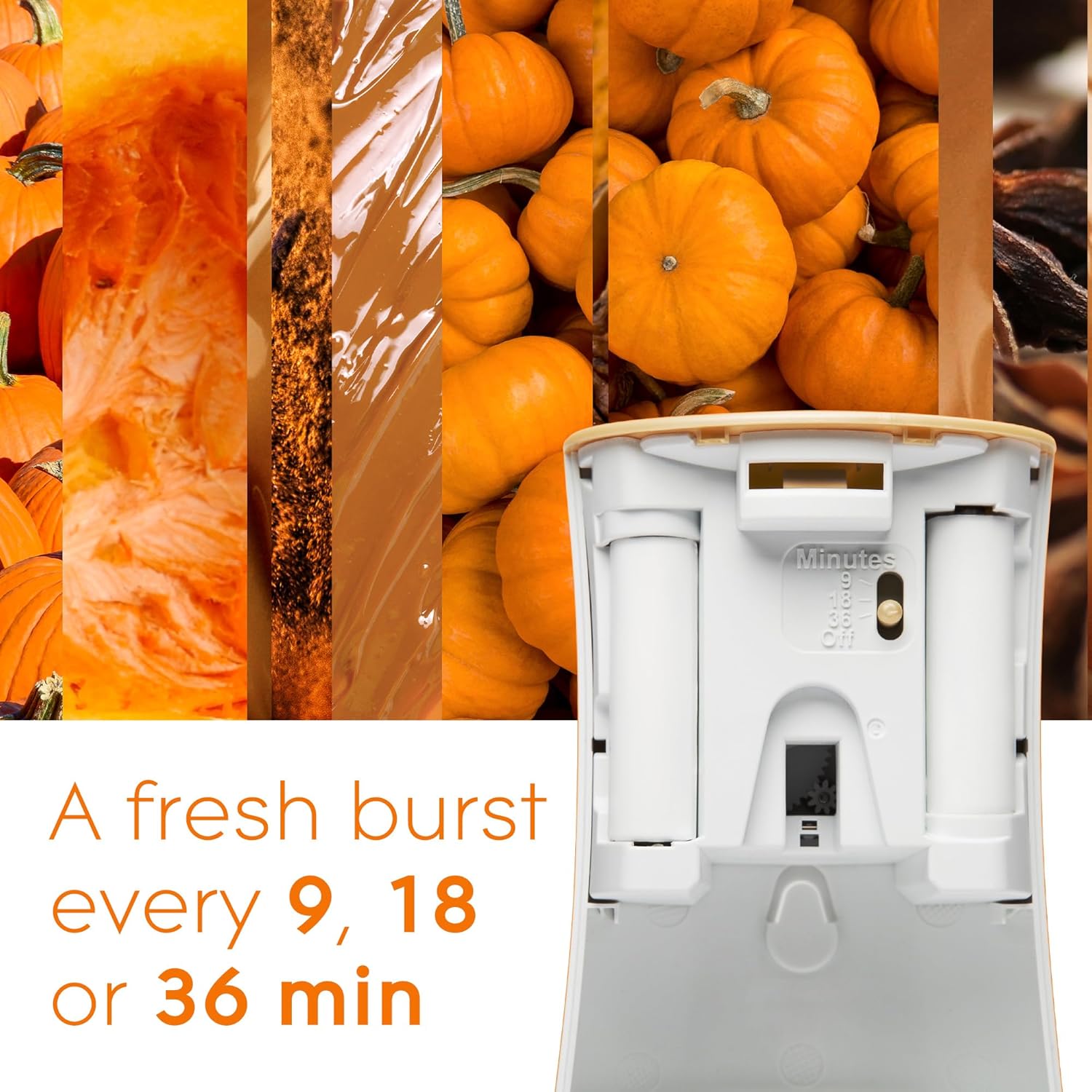 Glade Automatic Spray Refill Golden Pumpkin Spice 62 Oz 2 Count