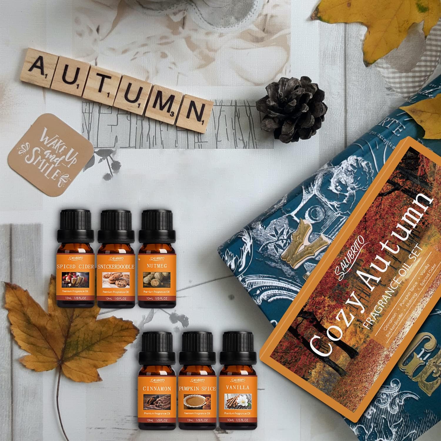 SALUBRITO Fall Essential Oil Set 6x10ml