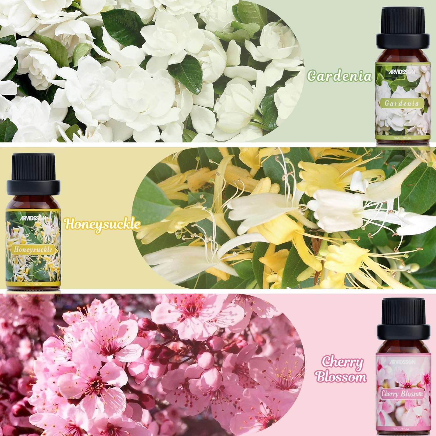 ARVIDSSON Floral Essential Oil Set 6x10ml