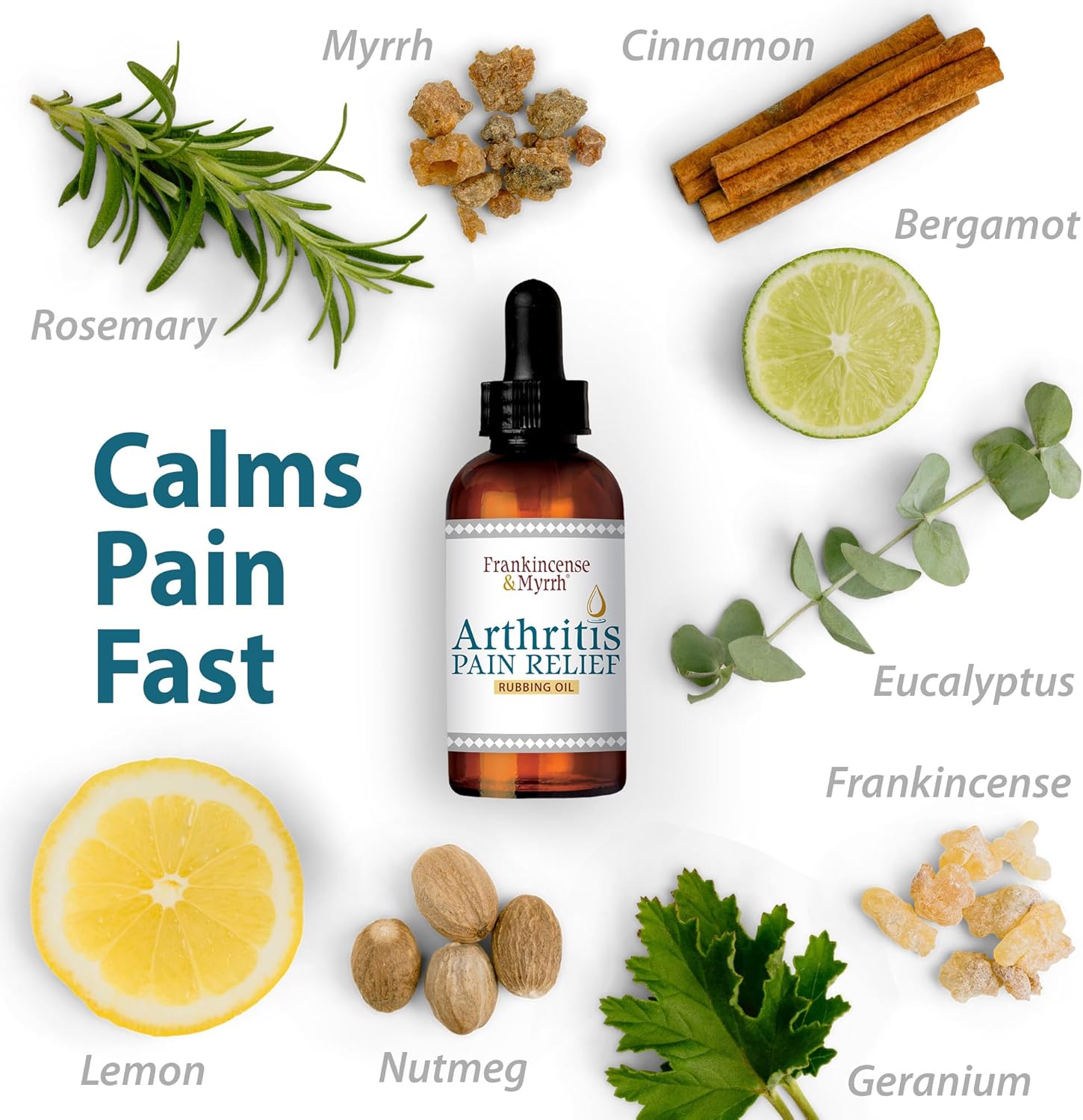 Frankincense and Myrrh Arthritis Pain Relief Oil - 2 Pack