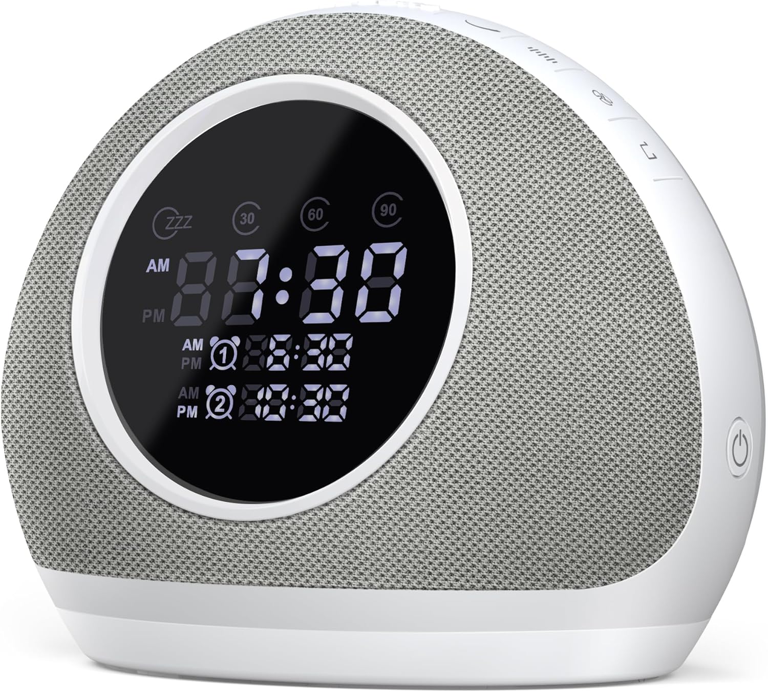 Dreamegg Sound Machine Alarm Clock with 27 Sounds and 9 Night Lights
