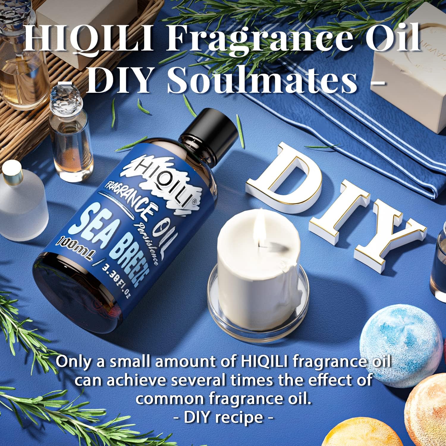 HIQILI Sea Breeze Essential Oil 100ml for Aromatherapy