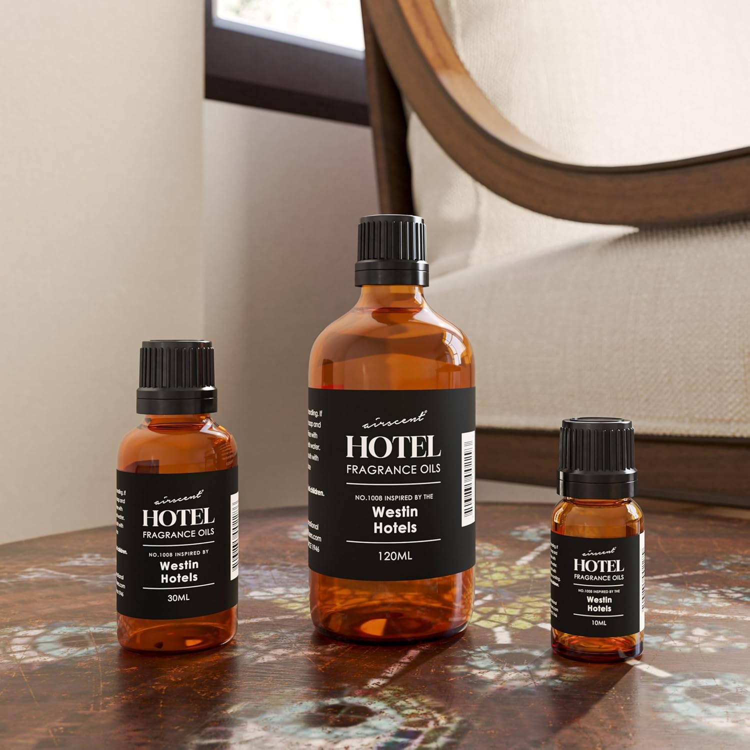 Air-Scent Hotel Diffuser Oil Inspired by The Westin - 500 mL Glass Bottle