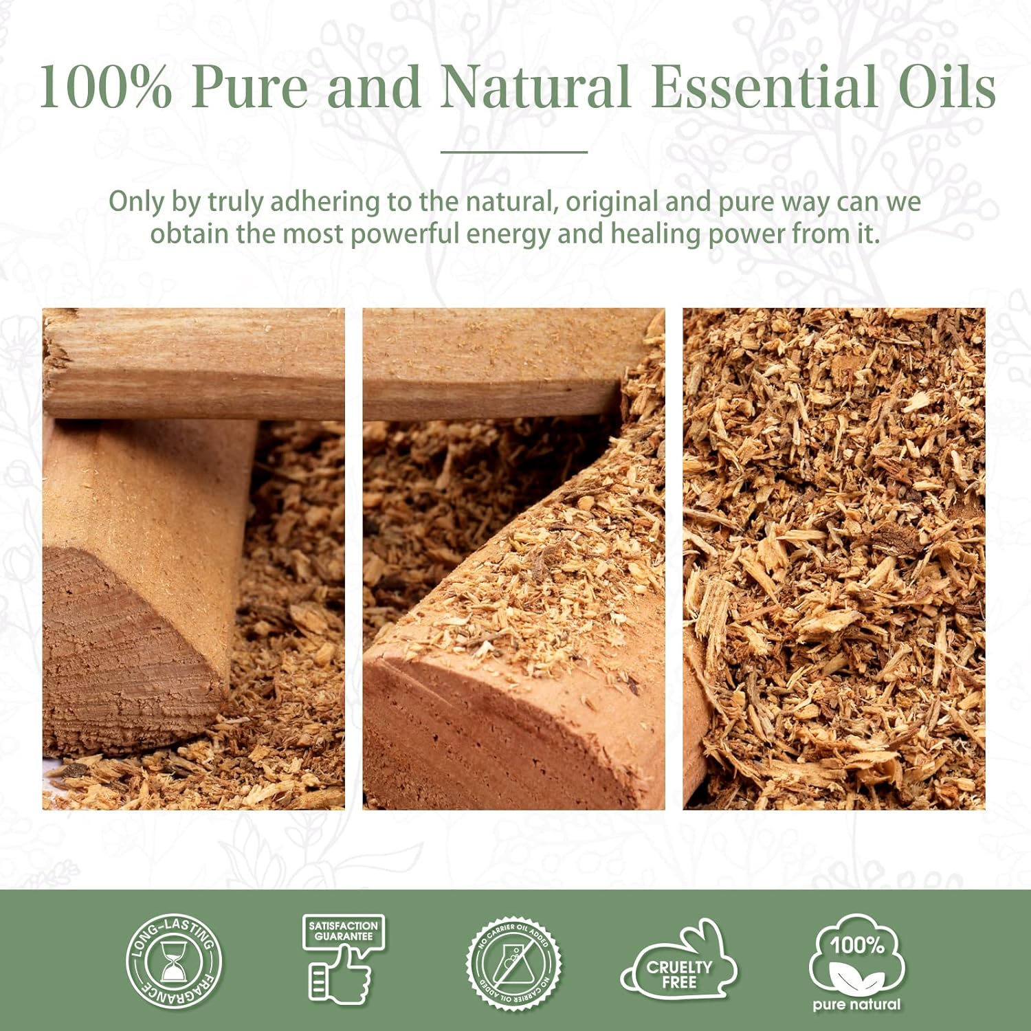 PHATOIL 100ML Sandalwood Essential Oil Pure for Aromatherapy