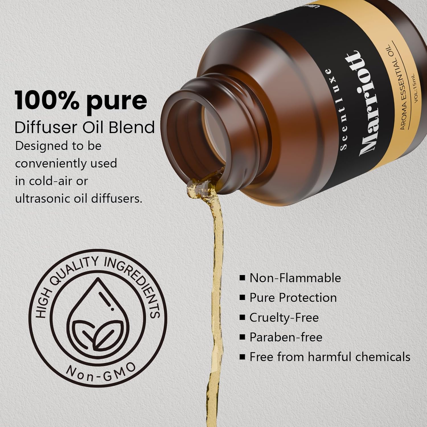 Luxury Hotel-Inspired Essential Oil Blend - Bitter Orange Jasmine Lily of the Valley