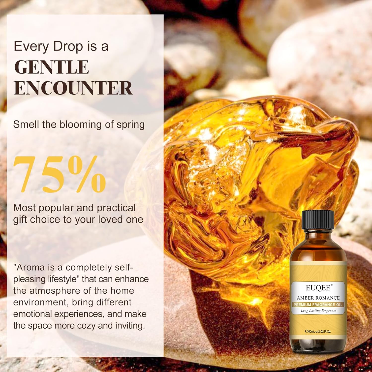 EUQEE Amber Romance Fragrance Oil 60ml