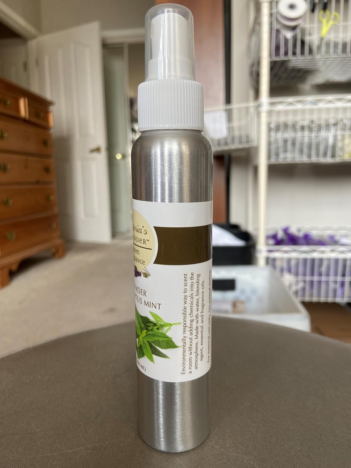 Victorias Lavender Room Spray - Natural Essential Oil Fragrance 2pk