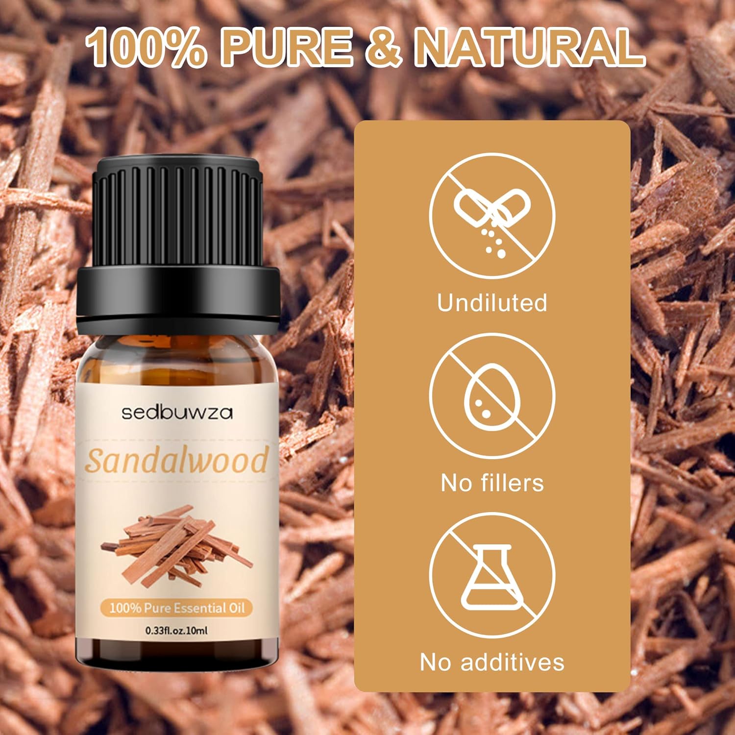 Sedbuwza Pure Sandalwood Essential Oil