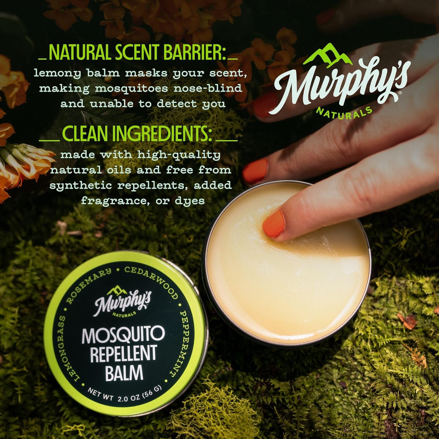 Murphys Naturals Mosquito Balm for Outdoor Use