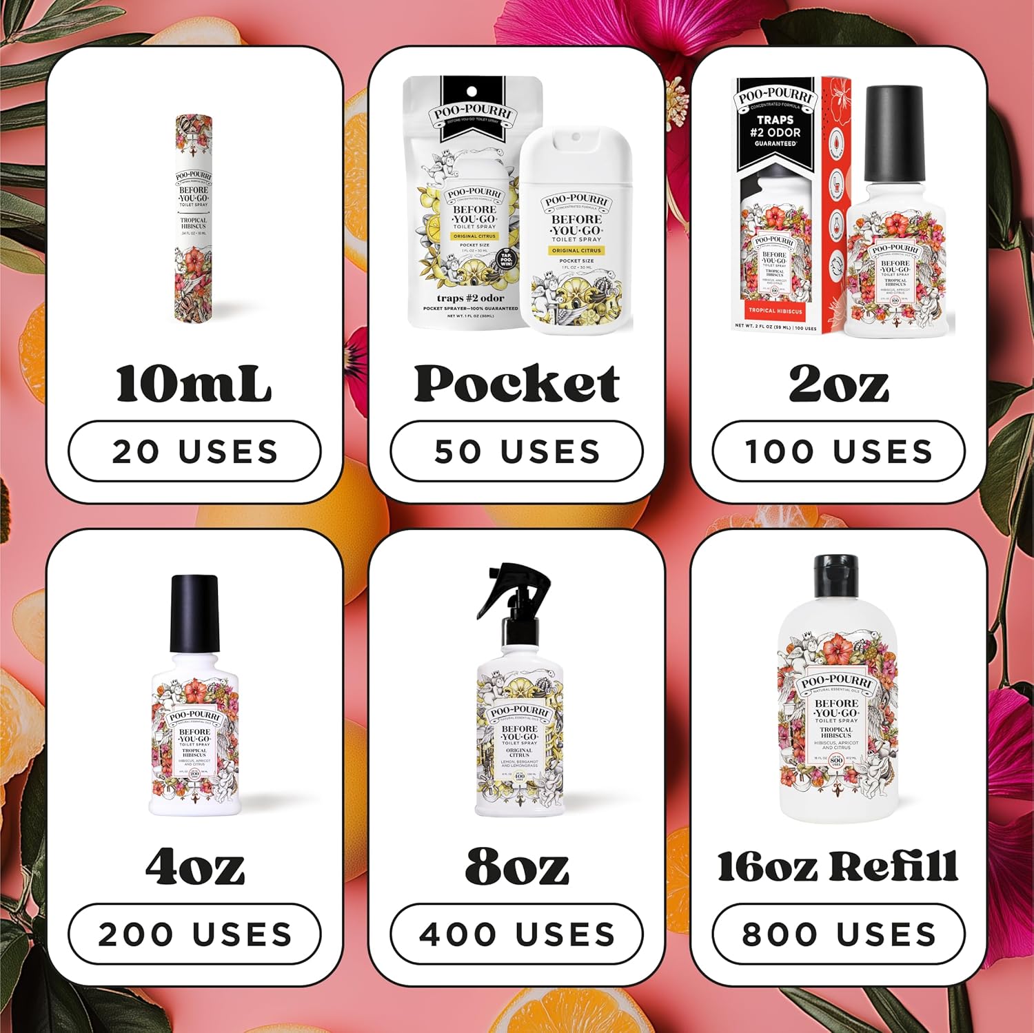 Poo-Pourri Before-You-Go Toilet Spray 16 Fl Oz