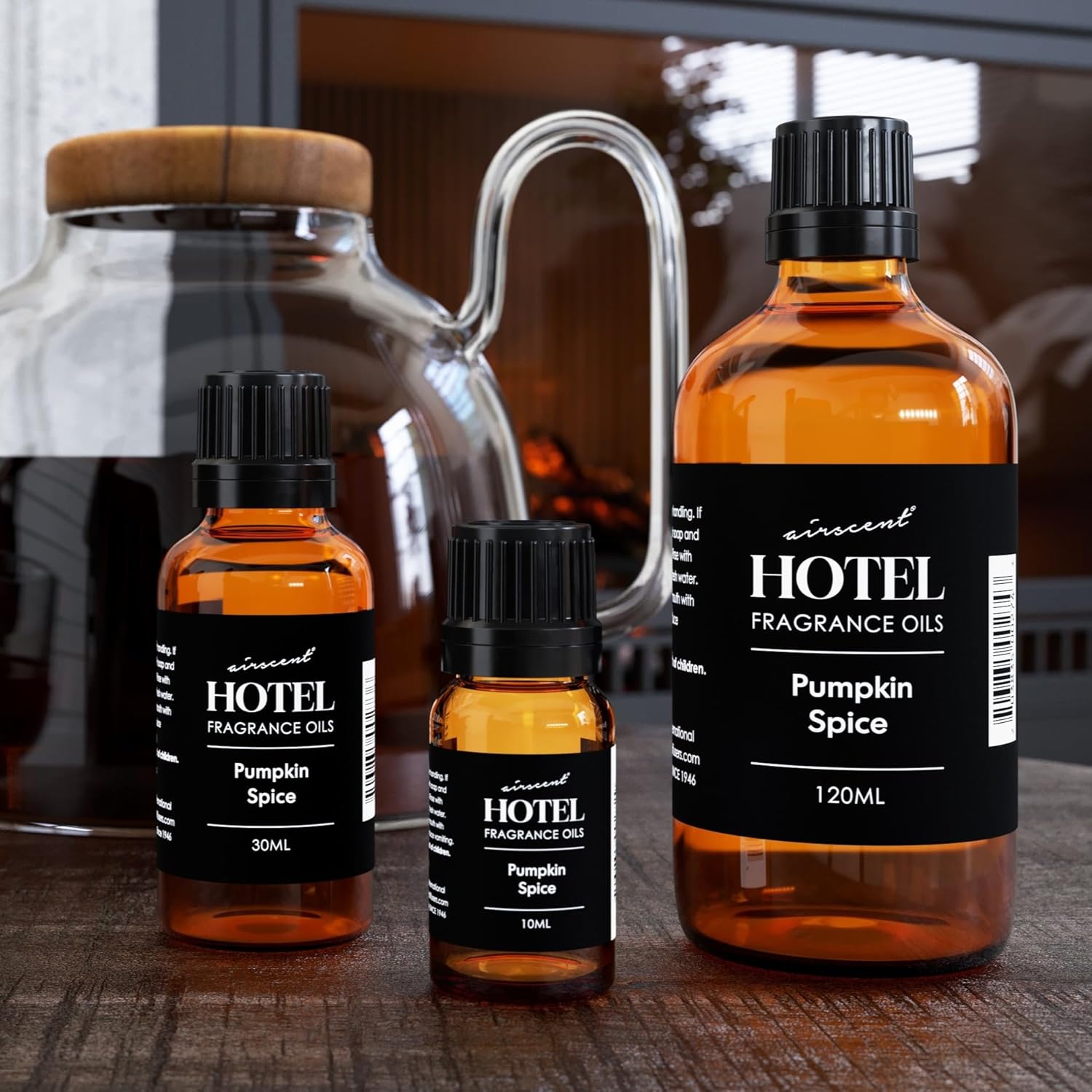 Air-Scent Pumpkin Spice Diffuser Oil - 10 mL Glass Bottle
