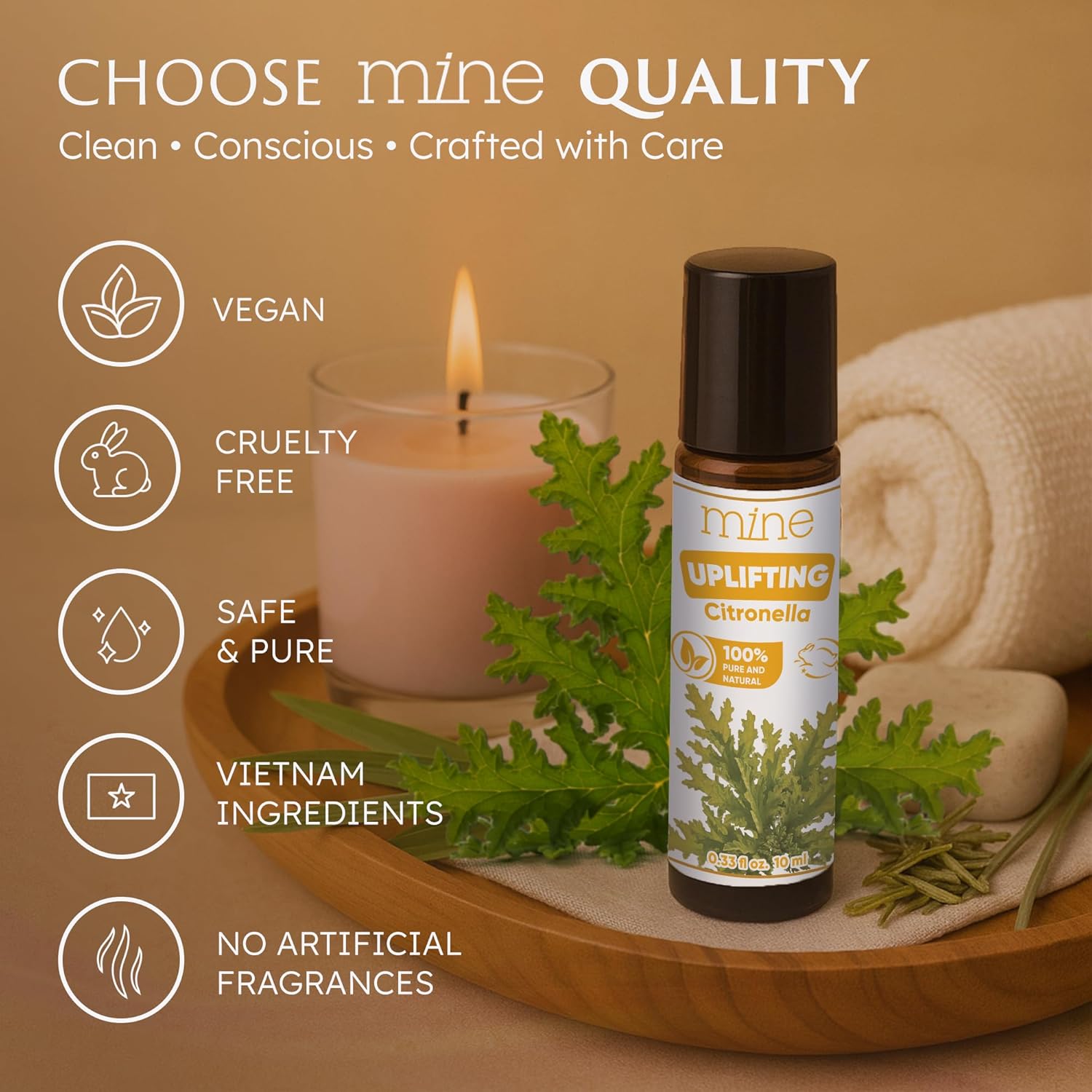 Mine Citronella Oil Roll On Natural Essential Oil for Skin