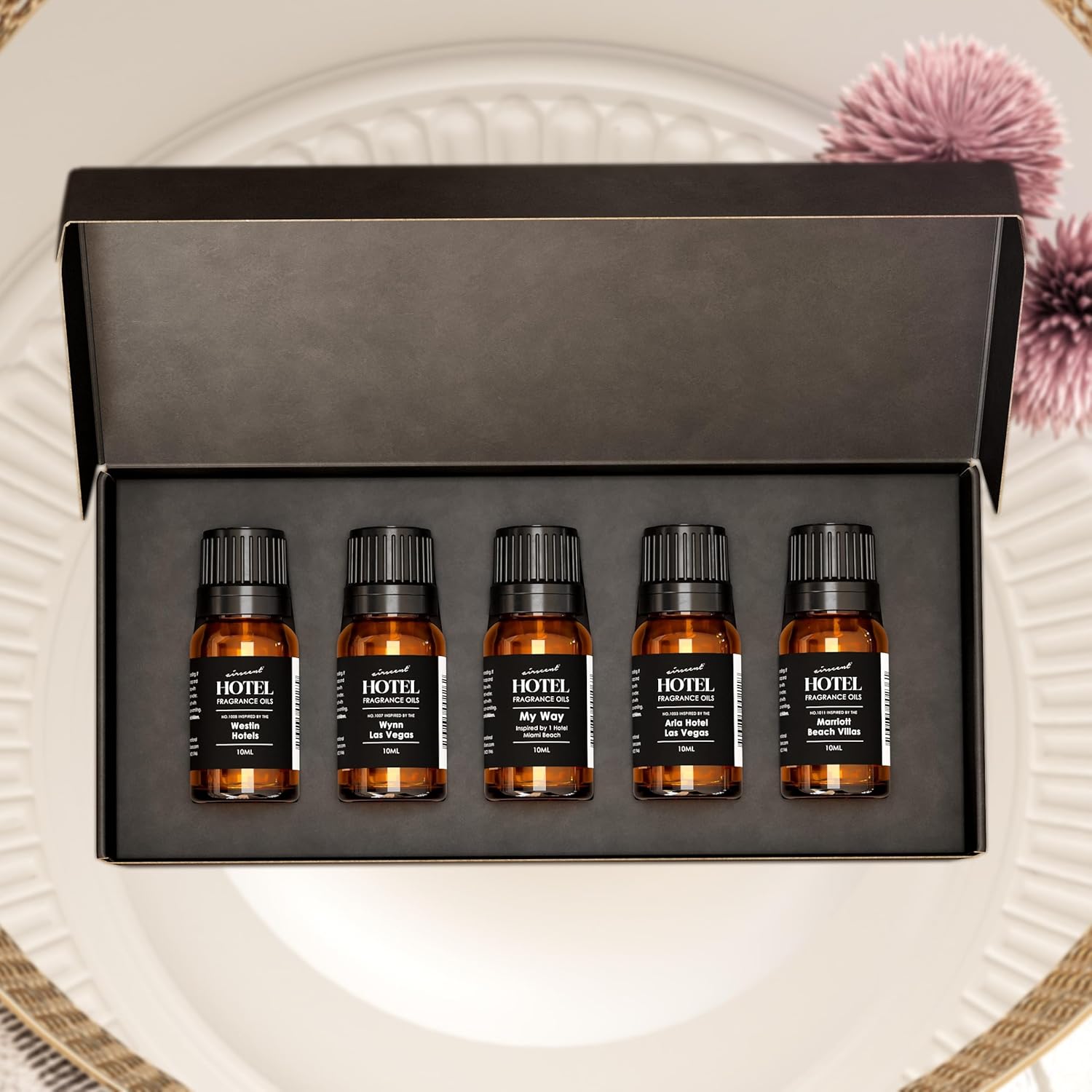 AirScent Hotel Diffuser Oil Gift Set - Luxury Hotel Scents