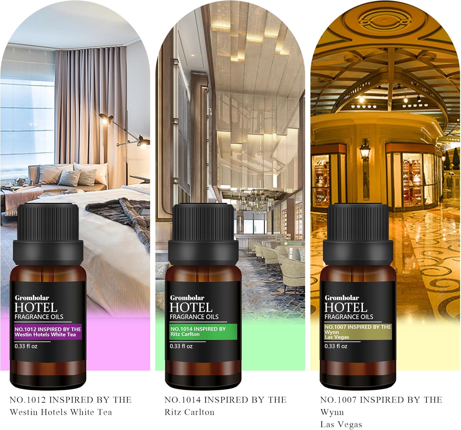 Hotel Collection Diffuser Oil Gift Set - 6Pcs Essential Oils
