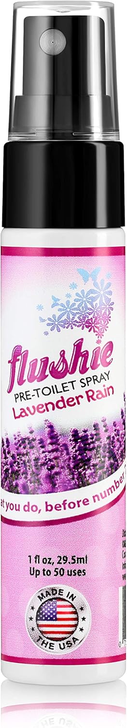 Flushie Pre-Toilet Spray for Bathroom Odor Elimination