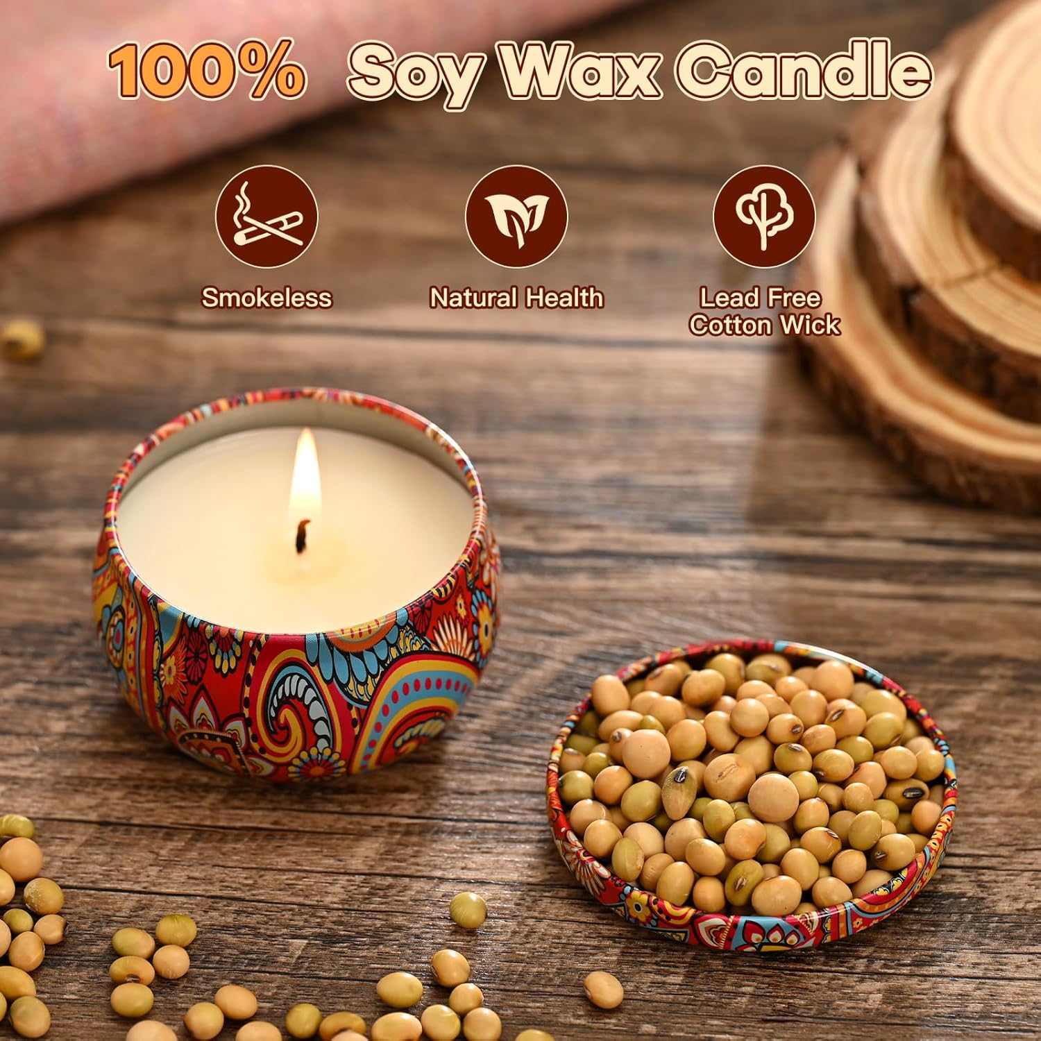 Scented Candles Gift Set 12 Pack Aromatherapy